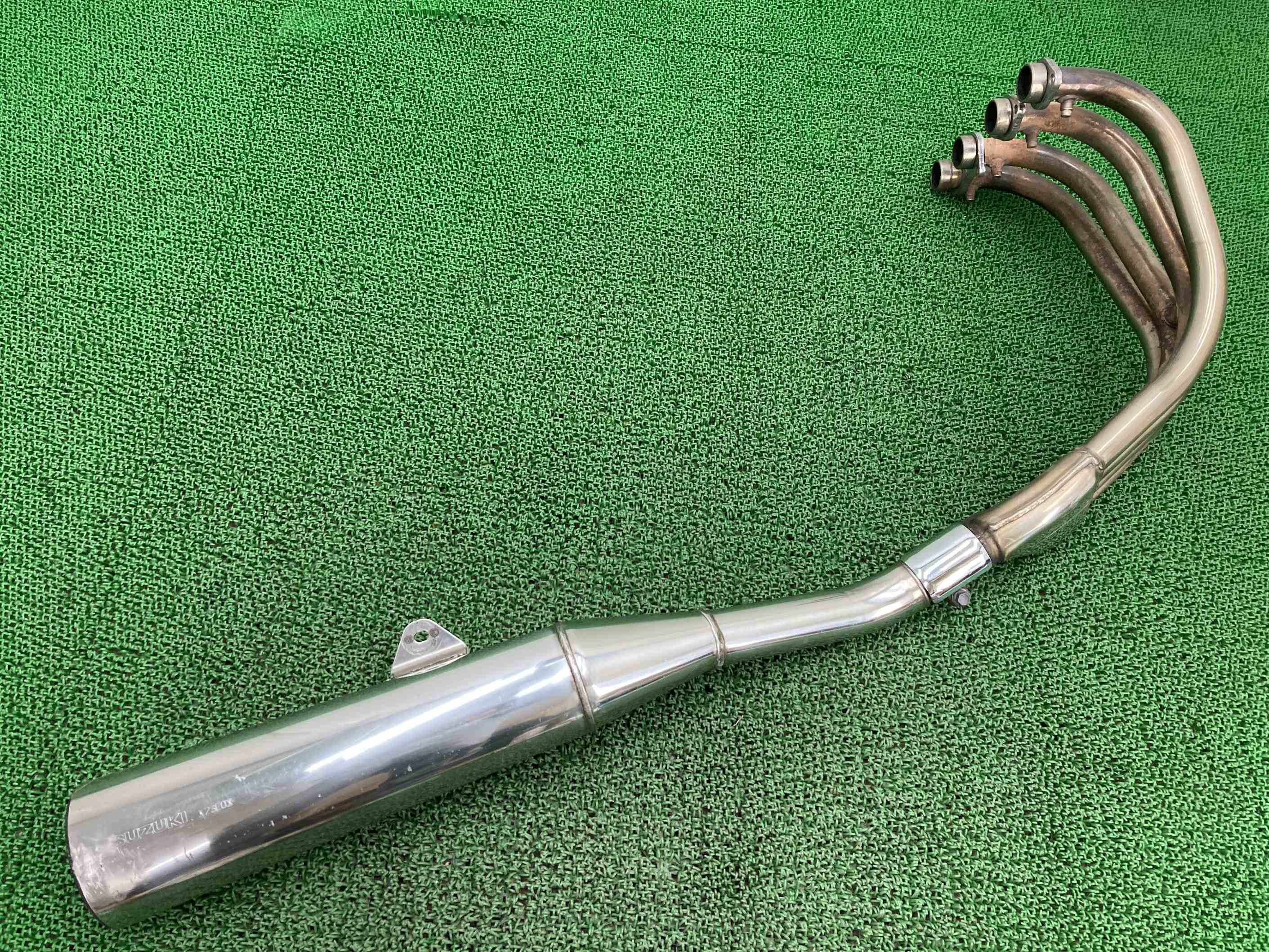 GSX400インパルス マフラー 23E0 スズキ 純正 バイク 部品 GK79A 機能的問題なし 品薄 希少品 車検 Genuine 【中古】 Iw