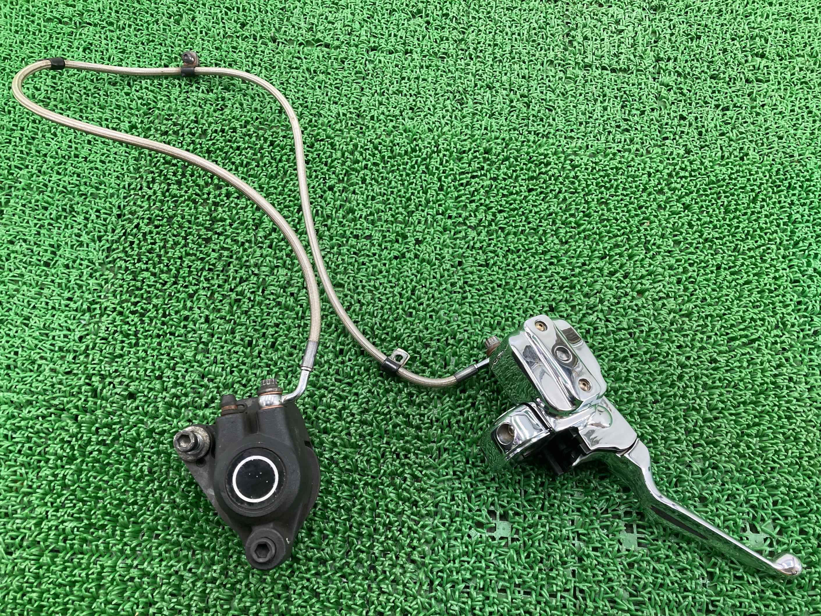 FLSTC1340フロントブレーキマスターハーレー純正バイク部品ブレーキレバーキャリパーエボEVO916車検Genuine【中古】