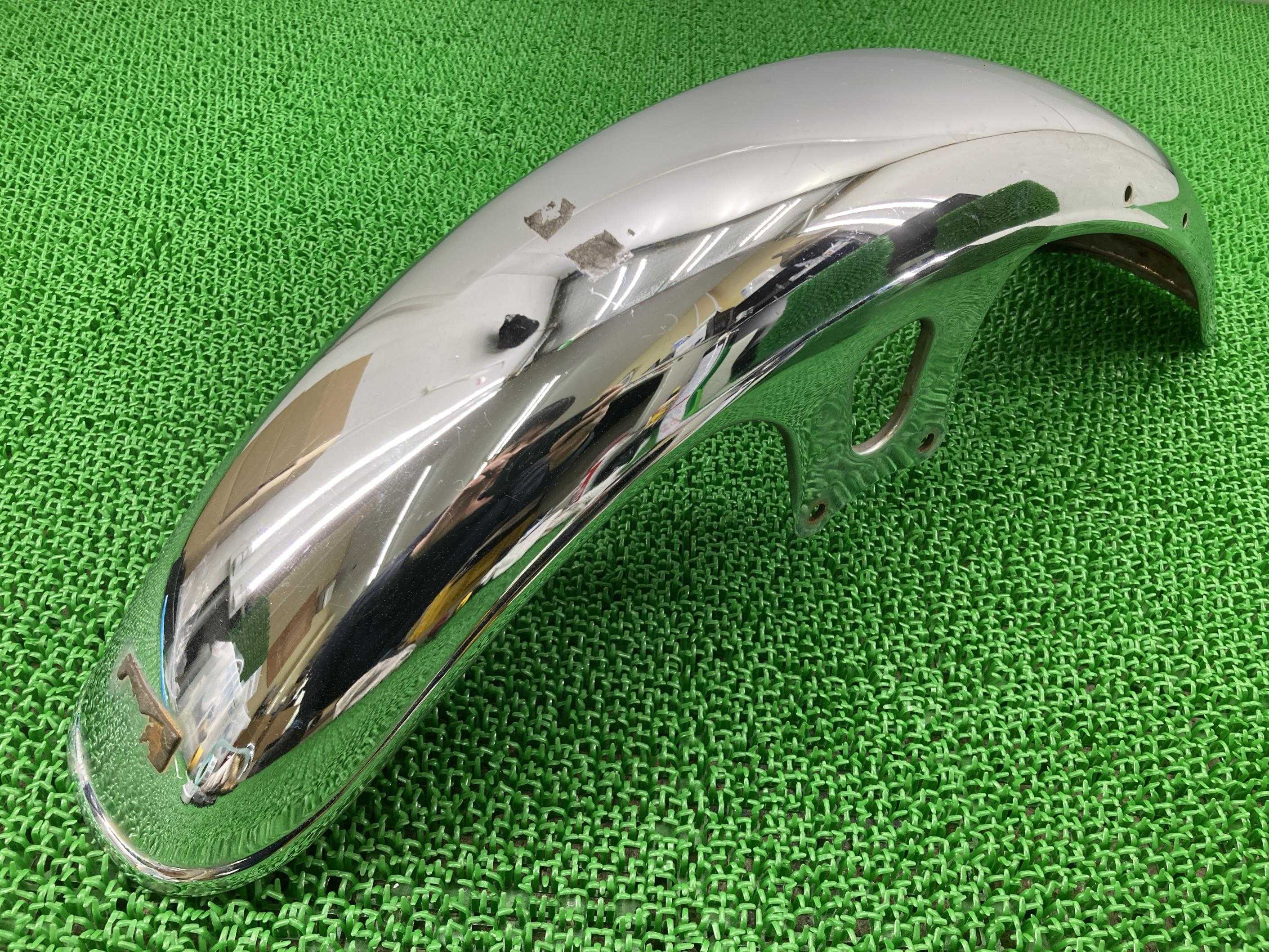 SR400 フロントフェンダー RH01J-012*** ヤマハ 純正 バイク 部品 2003年式外し RH01J コケキズ無し 品薄 希少品 人気のノーマル 車検 Genuine 【中古】 pX｜ティーエスパーツ　店 15,600円