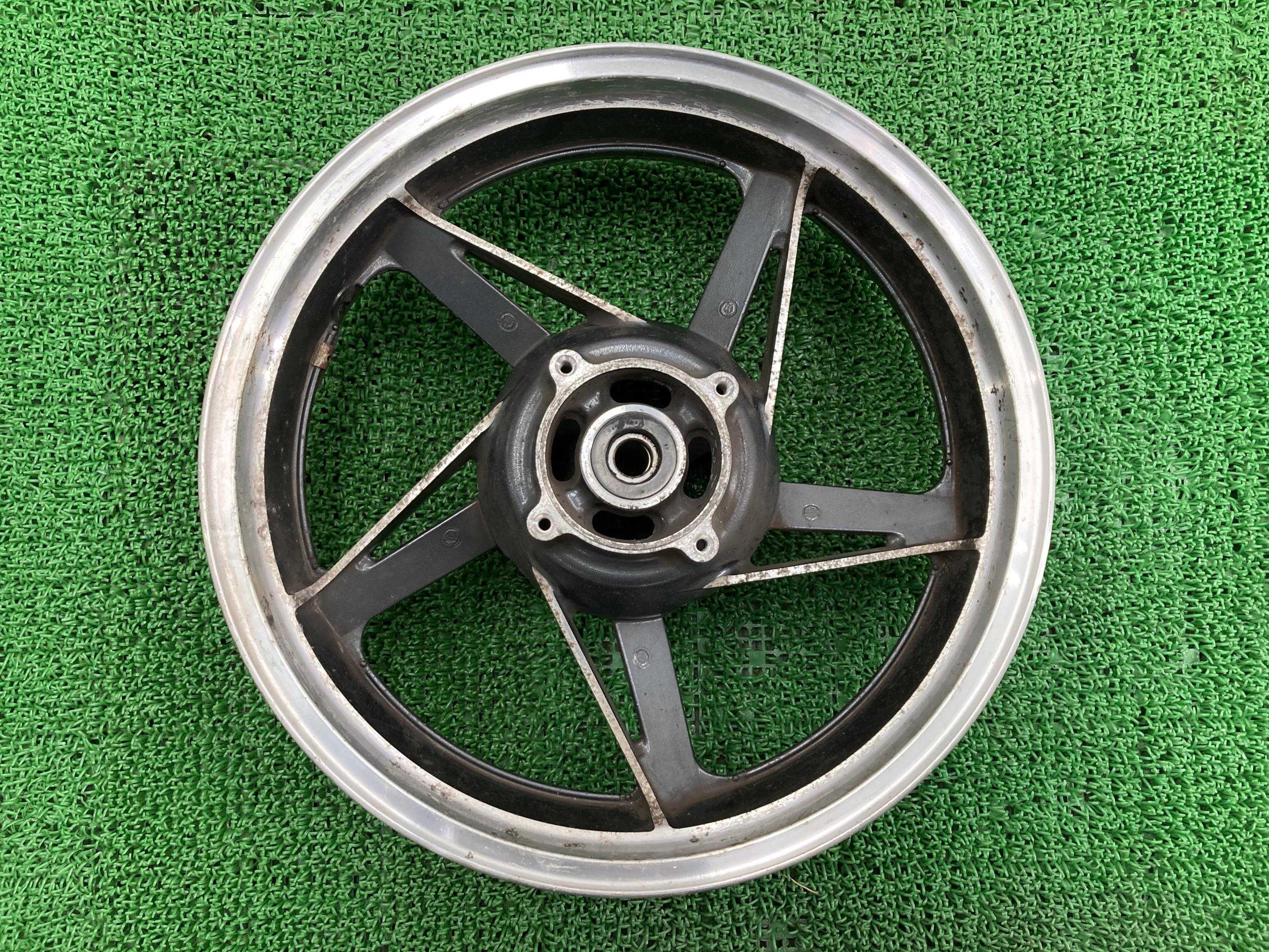ザンザス リアホイール カワサキ 純正 バイク 部品 ZR400D ゼファー400 ゼファーカイのワイド化に 割れ欠け無し 曲がりなし 車検 Genuine 【中古】｜ティーエスパーツ　店