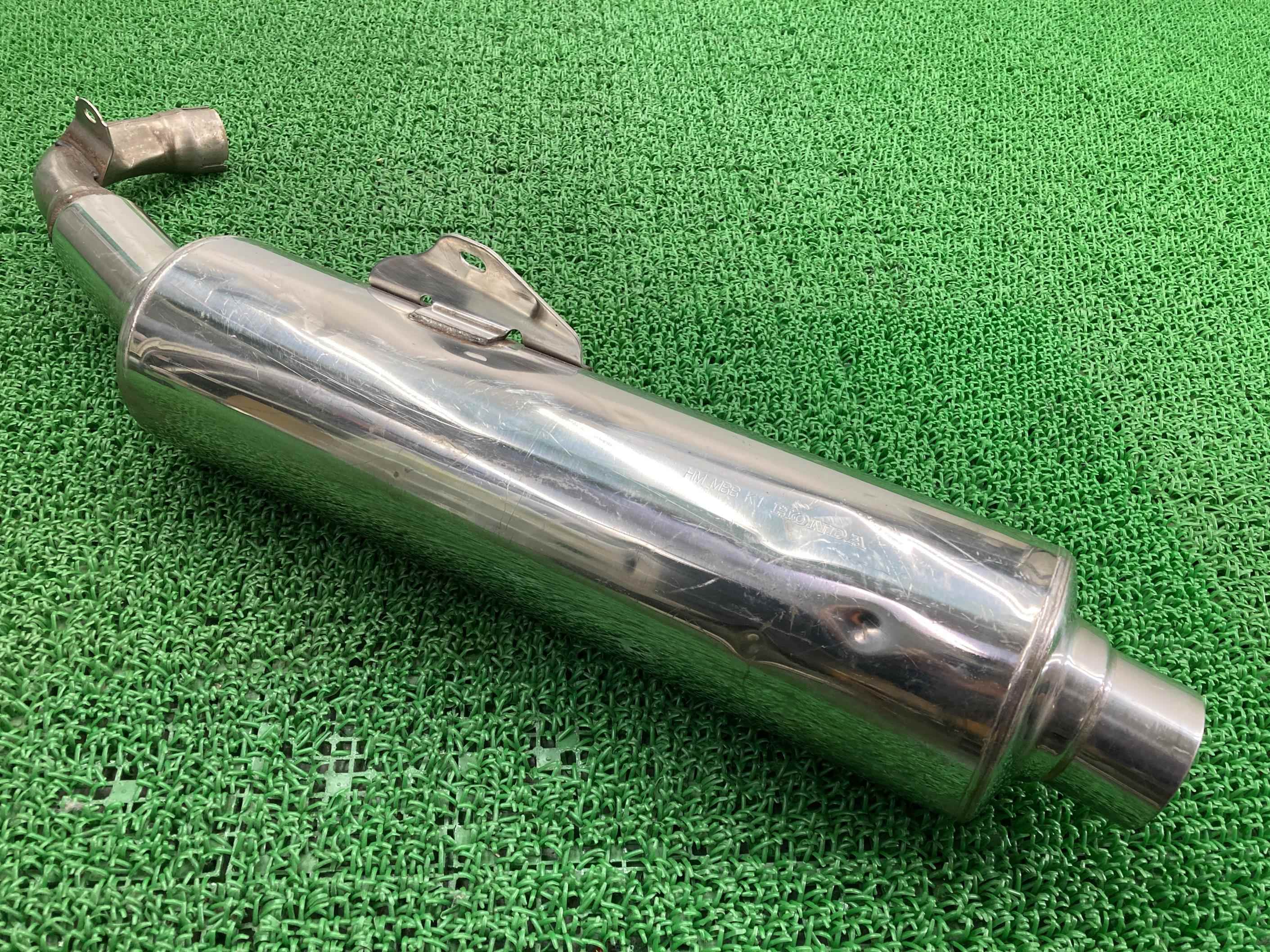VTR1000F サイレンサーマフラー 左 ホンダ 純正 バイク 部品 SC36 MBB E1 コケキズ無し 穴あき無し 修復素材に 車検 Genuine 【中古】