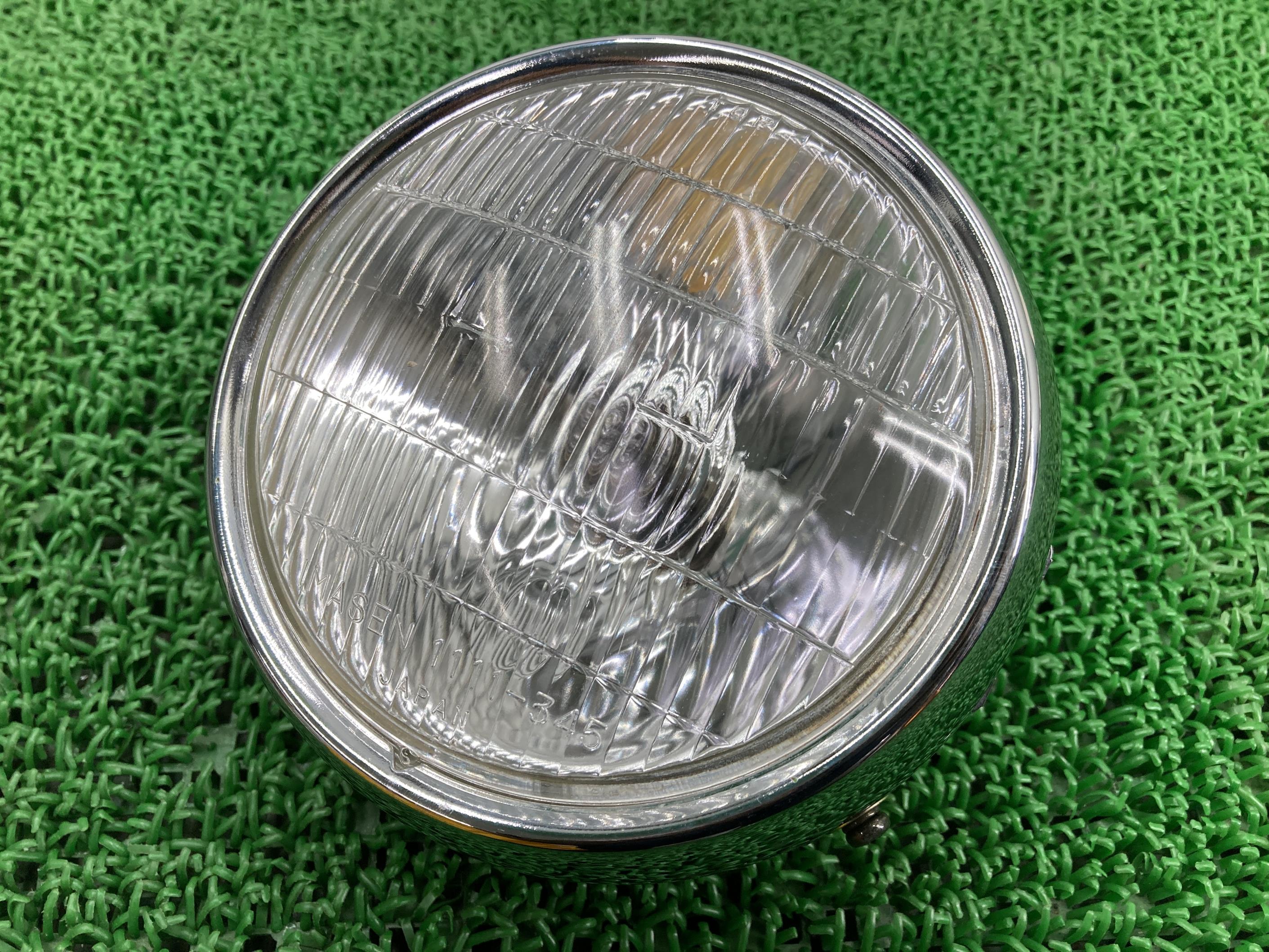 中古 ヤマハ 純正 バイク 部品 TW200 ヘッドライト 純正 110-31350 DG07J 割れ欠け無し そのまま使える 車検 Genuine ヤマハ TW200 ヘッドライト TW200 TW225 ヘッドライト 1111-345 ヤマハ