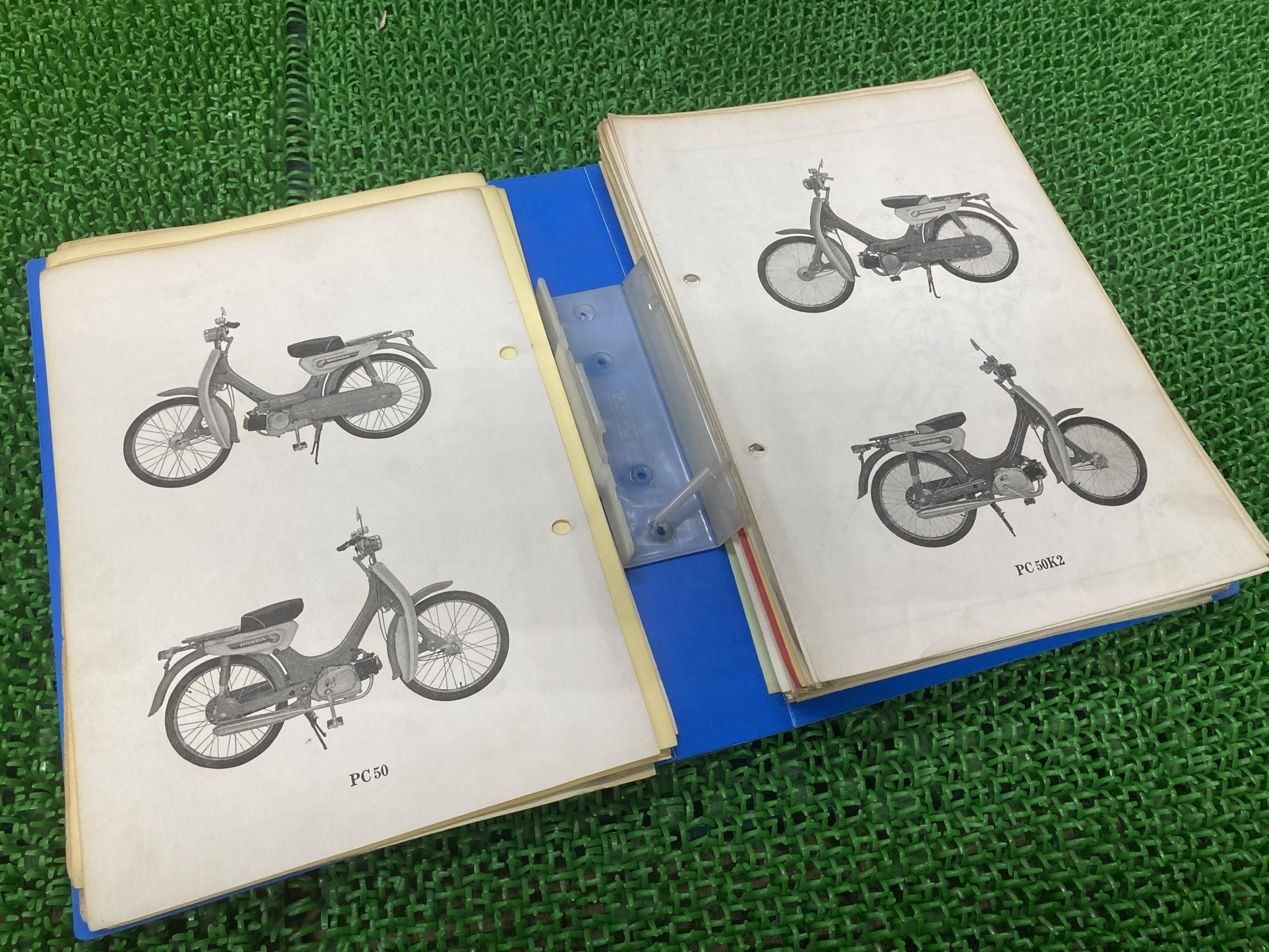 カブハンターカブ他パーツリストホンダ正規バイク整備書PC50PC50K2C50C70CT50車検パーツカタログ整備書【中古】 33|ティーエスパーツ 店