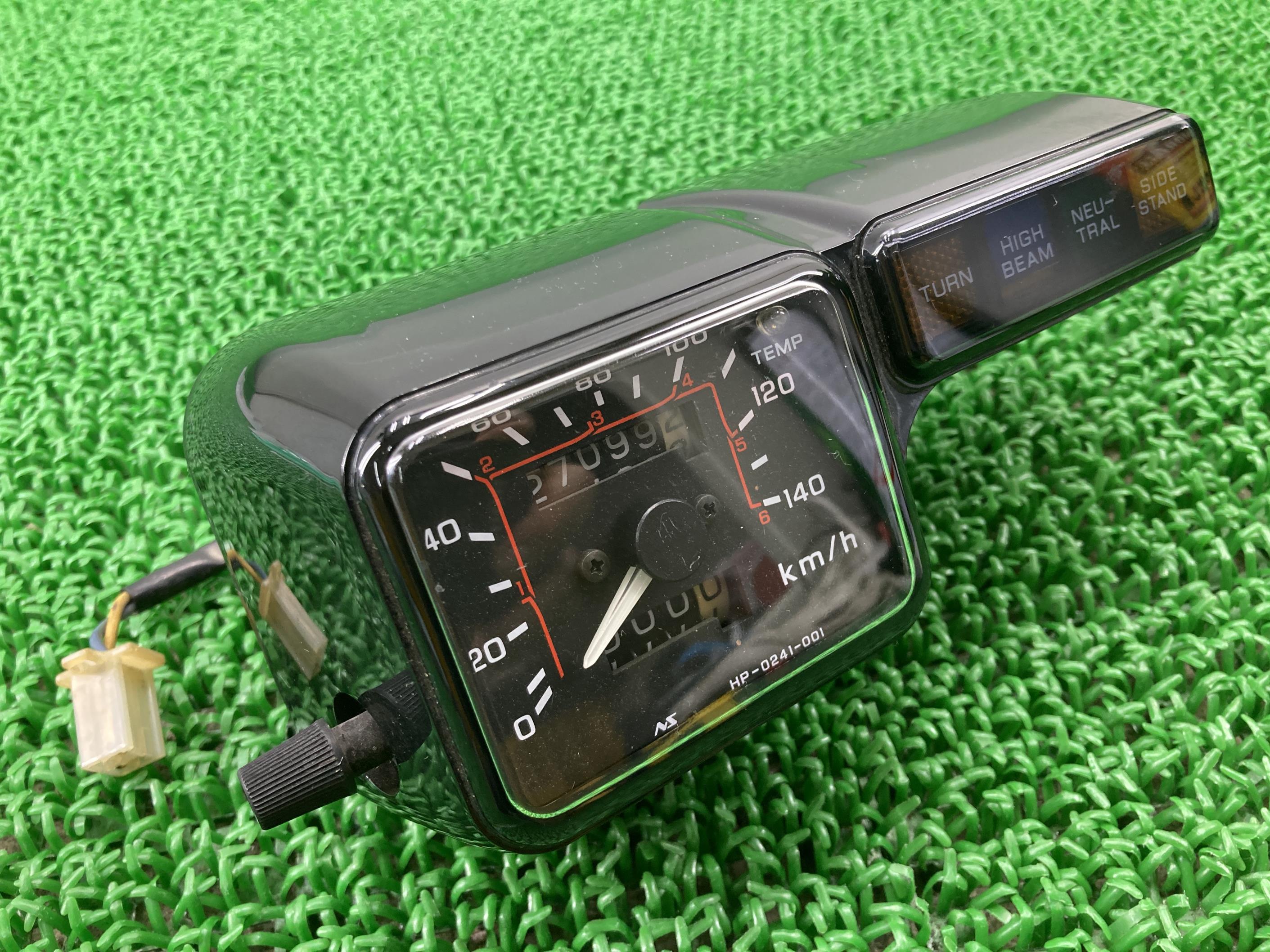 XL250ディグリー スピードメーター ホンダ 純正 バイク 部品 MD26 インジケーター メーターケース 割れ欠け無し 品薄 車検 Genuine 【中古】 61|ティーエスパーツ 店
