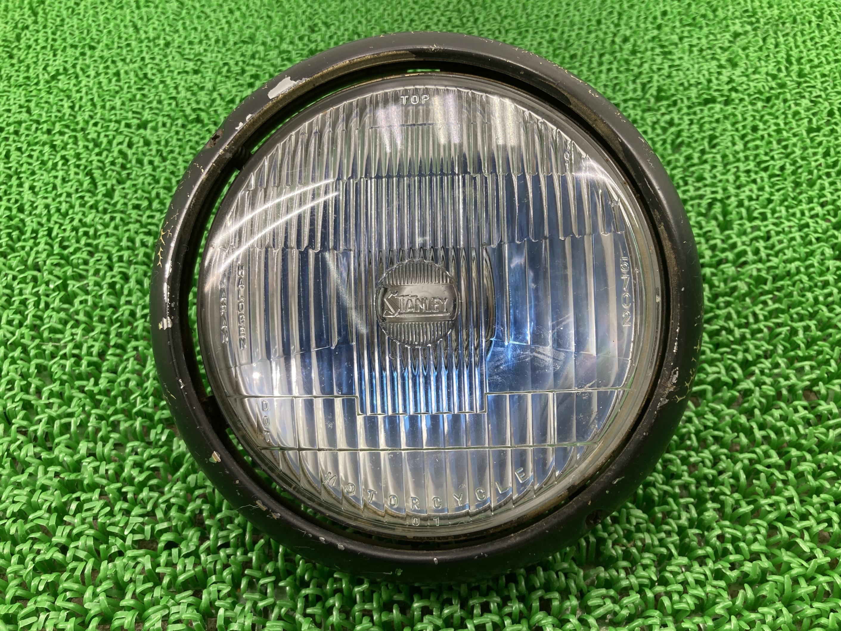 楽天市場】汎用 ビンテージヘッドライト ガラスレンズ クロムボディ