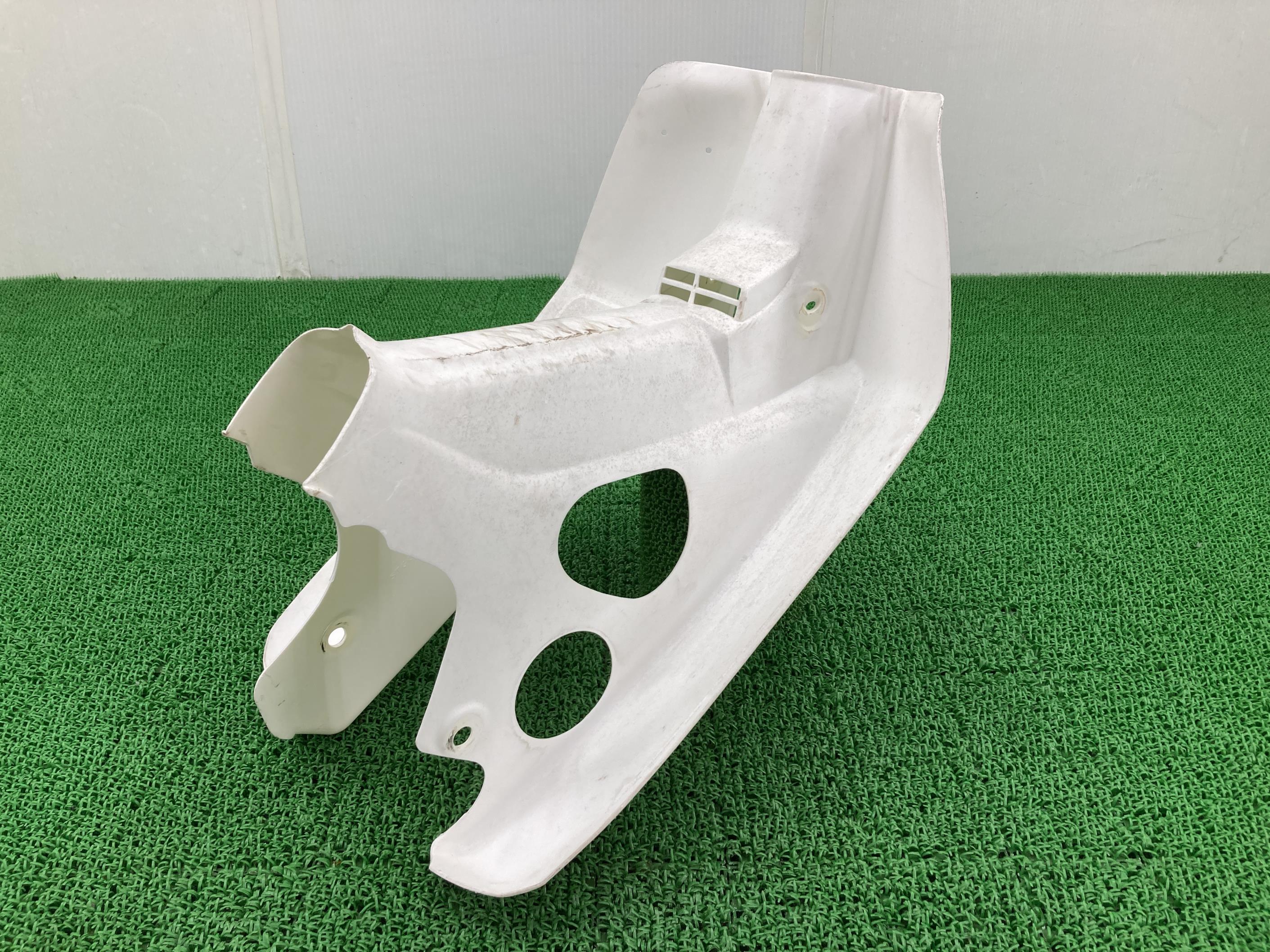 スーパーカブ50 レッグシールド 白 社外 バイク 部品 スーパーカブ70 90 割れ欠け無し 修復素材やペイント素材に 【中古】 15