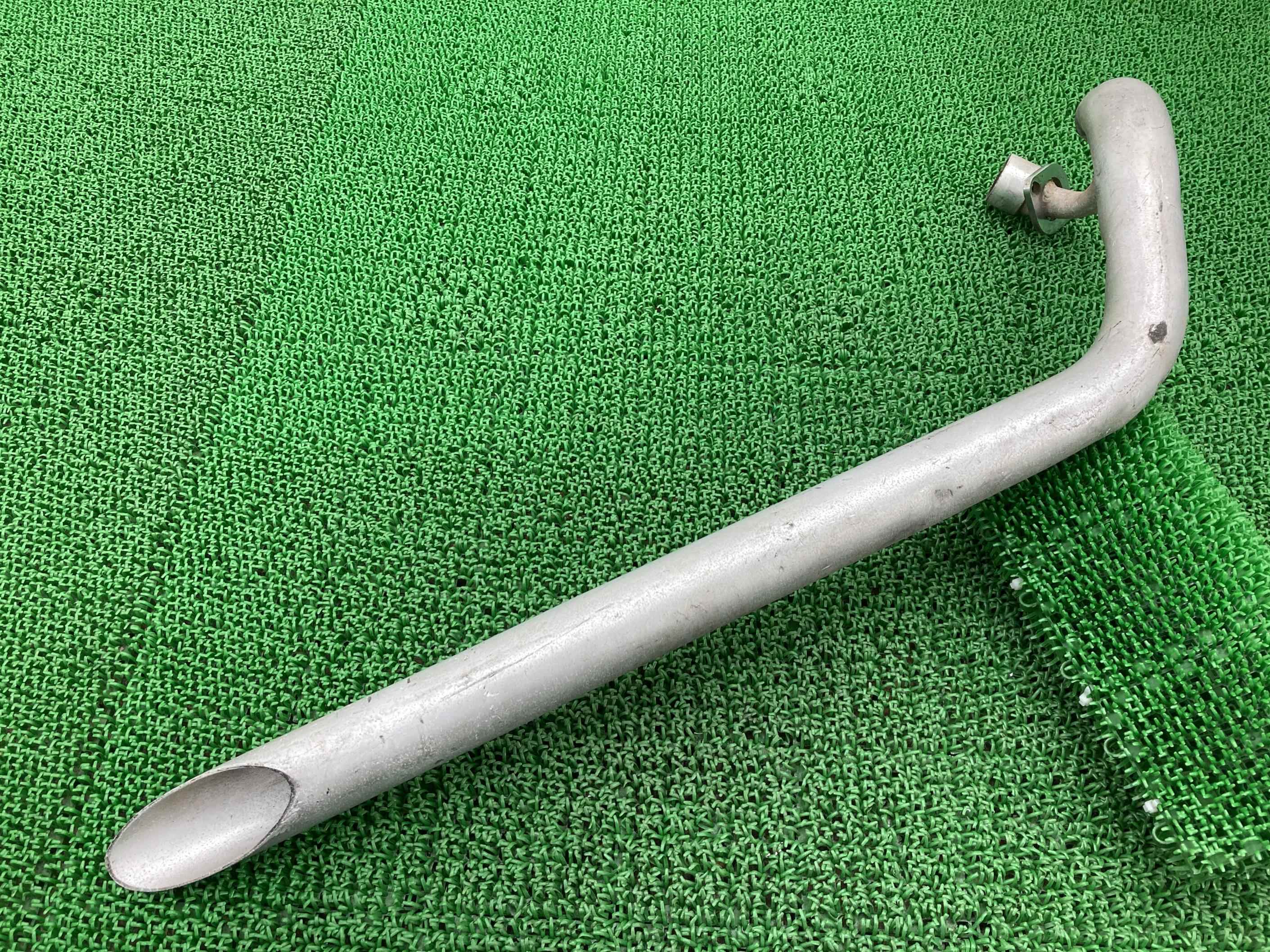 ドラッグスター400マフラー前バンク社外バイク部品4TRVH01Jドラッグパイプマフラースラッシュカットカスタム素材にコケキズ無し【中古】 7｜ティーエスパーツ　店