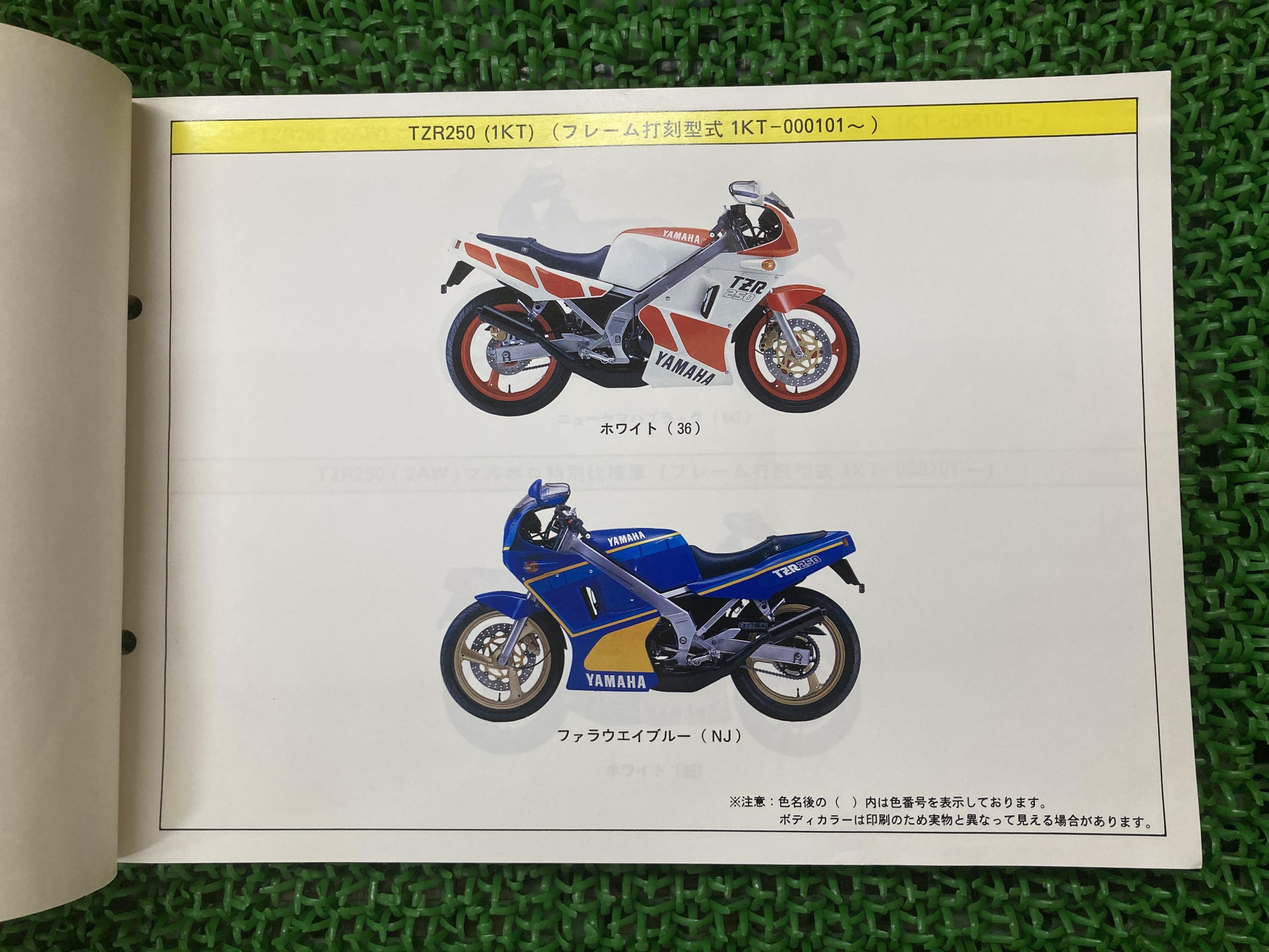 2周年記念イベントが TZR250 パーツリスト 2版 ヤマハ 正規 バイク 整備書 1KT 2AW マルボロ特別仕様車 車検 パーツカタログ  condominiotiradentes.com