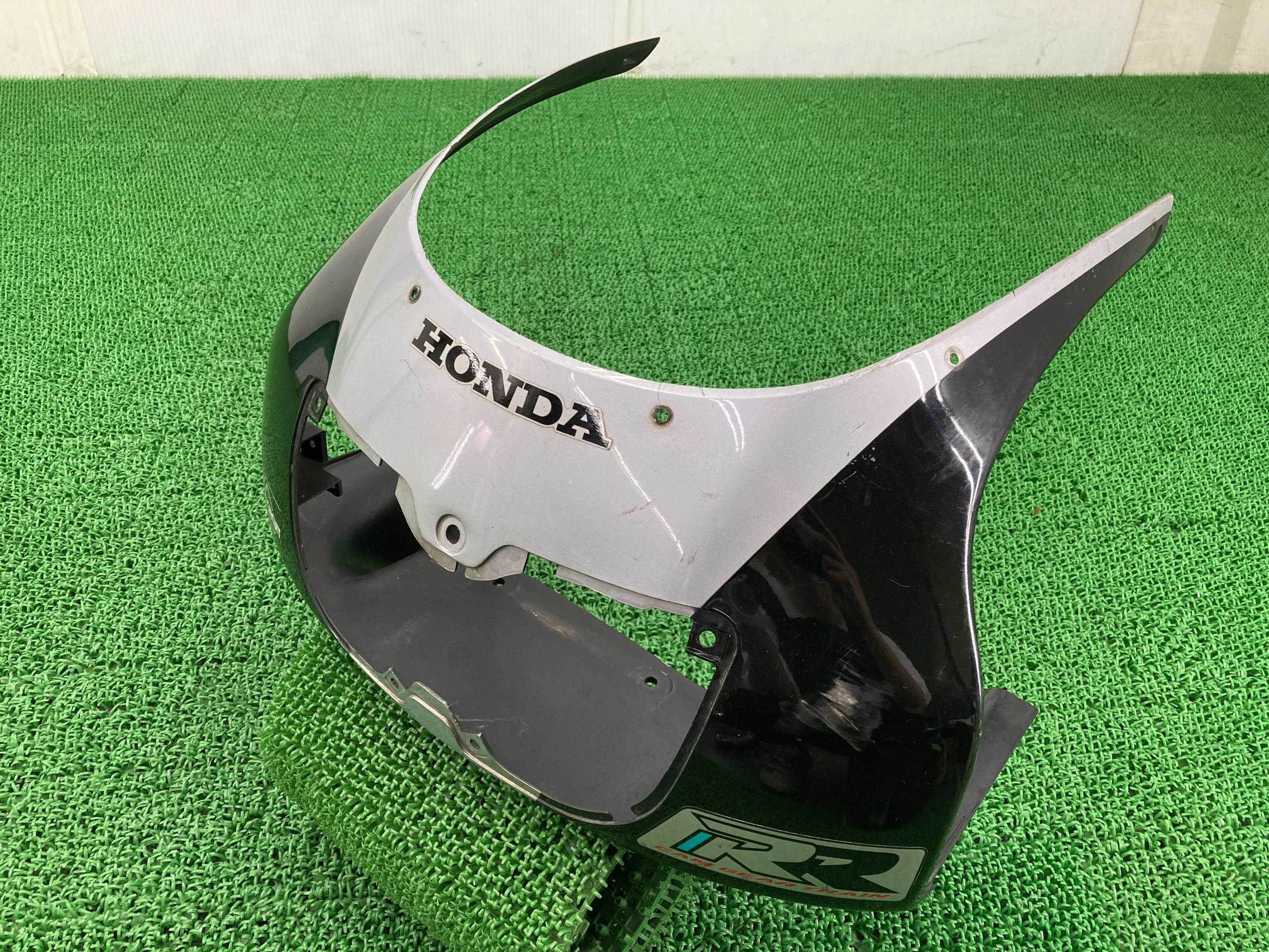 CBR400RR アッパーカウル 黒M/銀 ホンダ 純正 バイク 部品 NC29 修復素材に 割れ欠け無し 車検 Genuine 【中古】 29,770円
