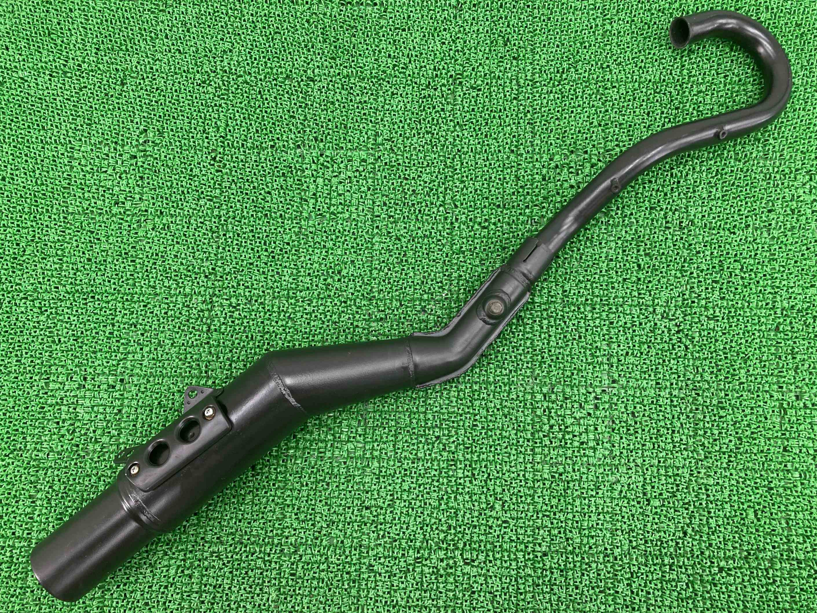 XL200R マフラー ホンダ 純正 バイク 部品 MD14 耐熱塗装済み コケキズ無し 機能的問題なし そのまま使える 車検 Genuine 【中古】 15