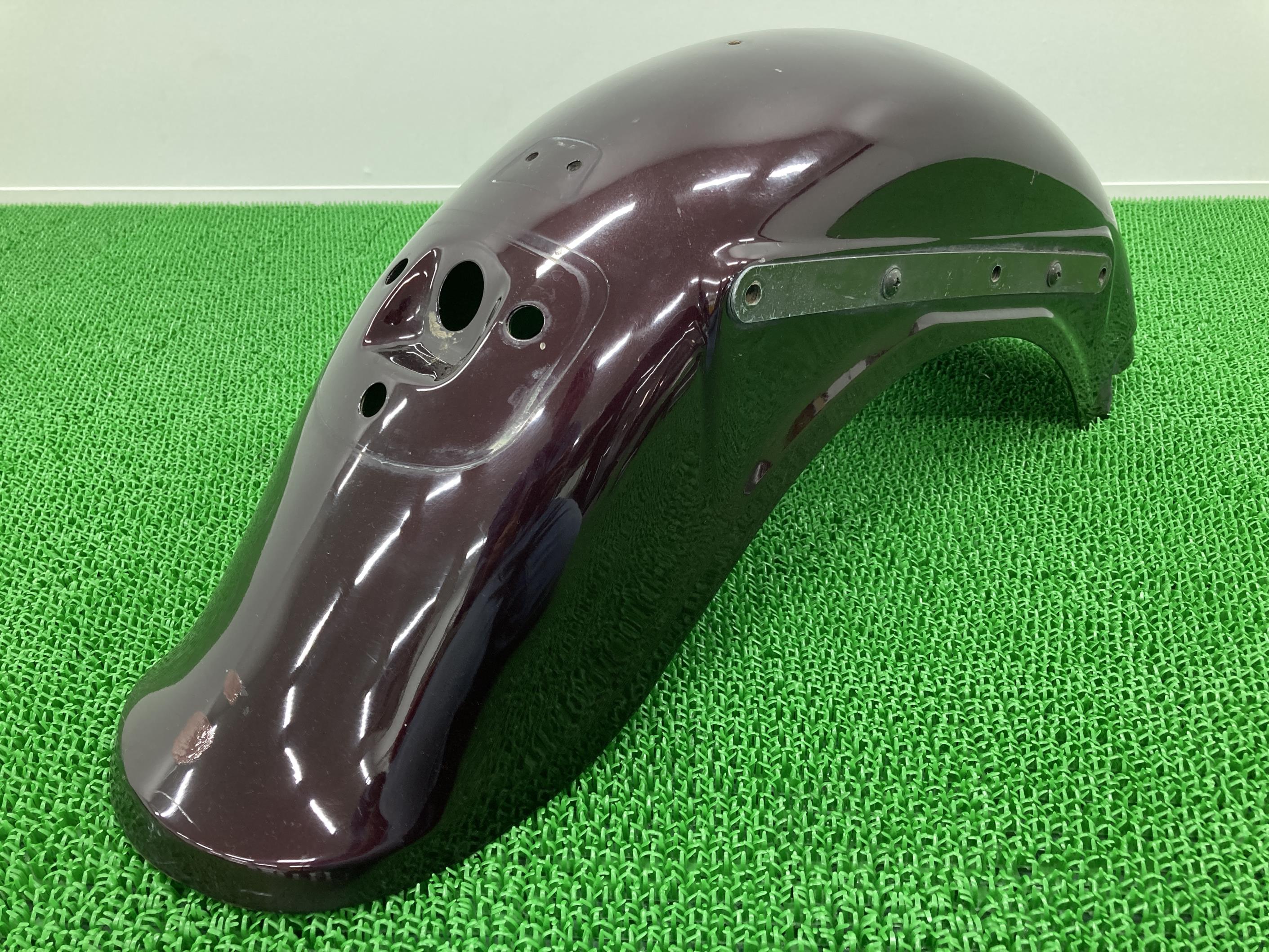 バルカン400クラシックリアフェンダー小豆カワサキ純正バイク部品VN400Cコケキズ無し修復素材やカスタム素材に車検Genuine【中古】 27|ティーエスパーツ 店