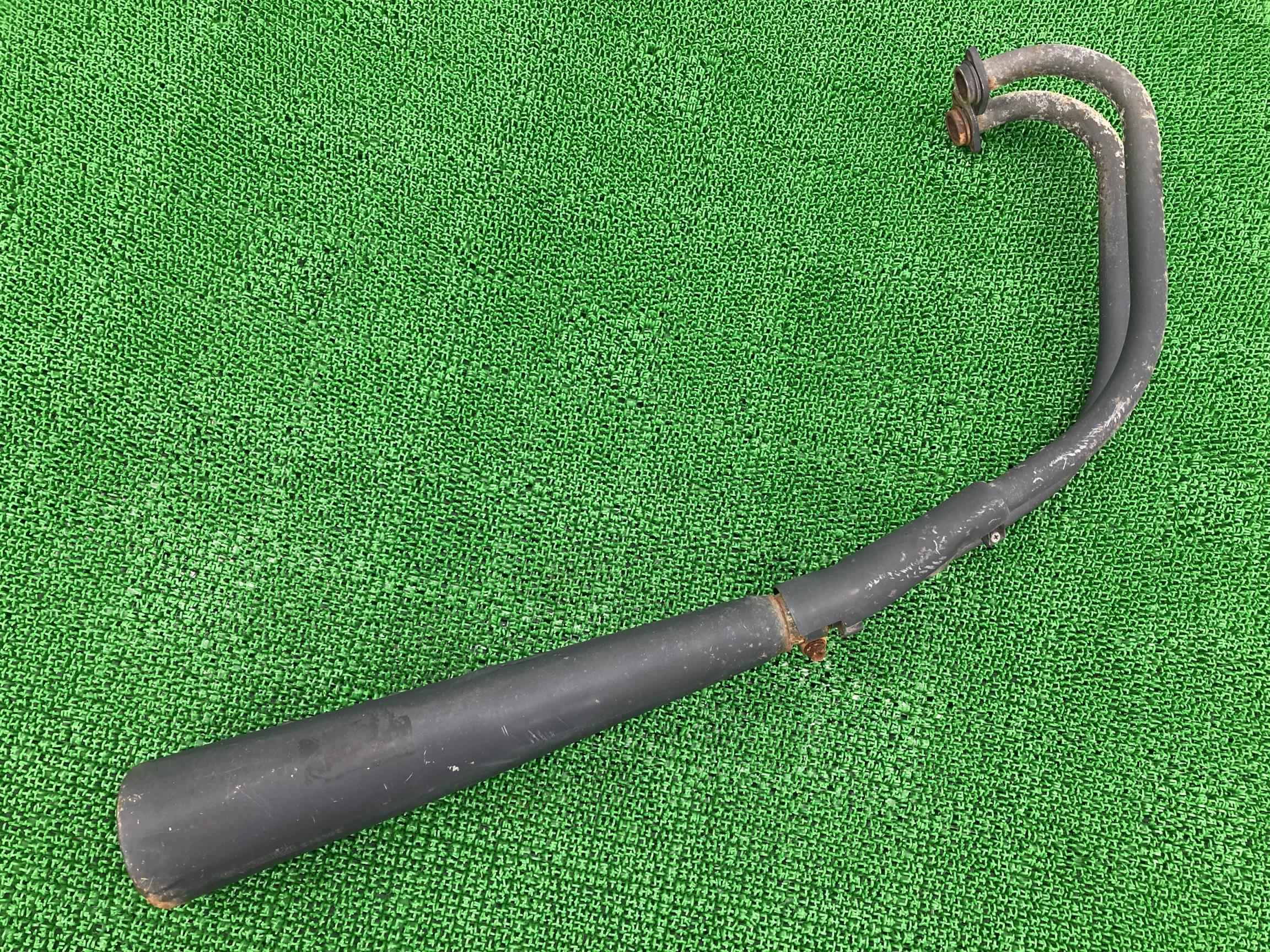 グラストラッカー マフラー 3839 スズキ 純正 バイク 部品 NJ47A GrassTracker 修復素材やカスタム素材に コケキズ無し 車検 Genuine 【中古】 qI