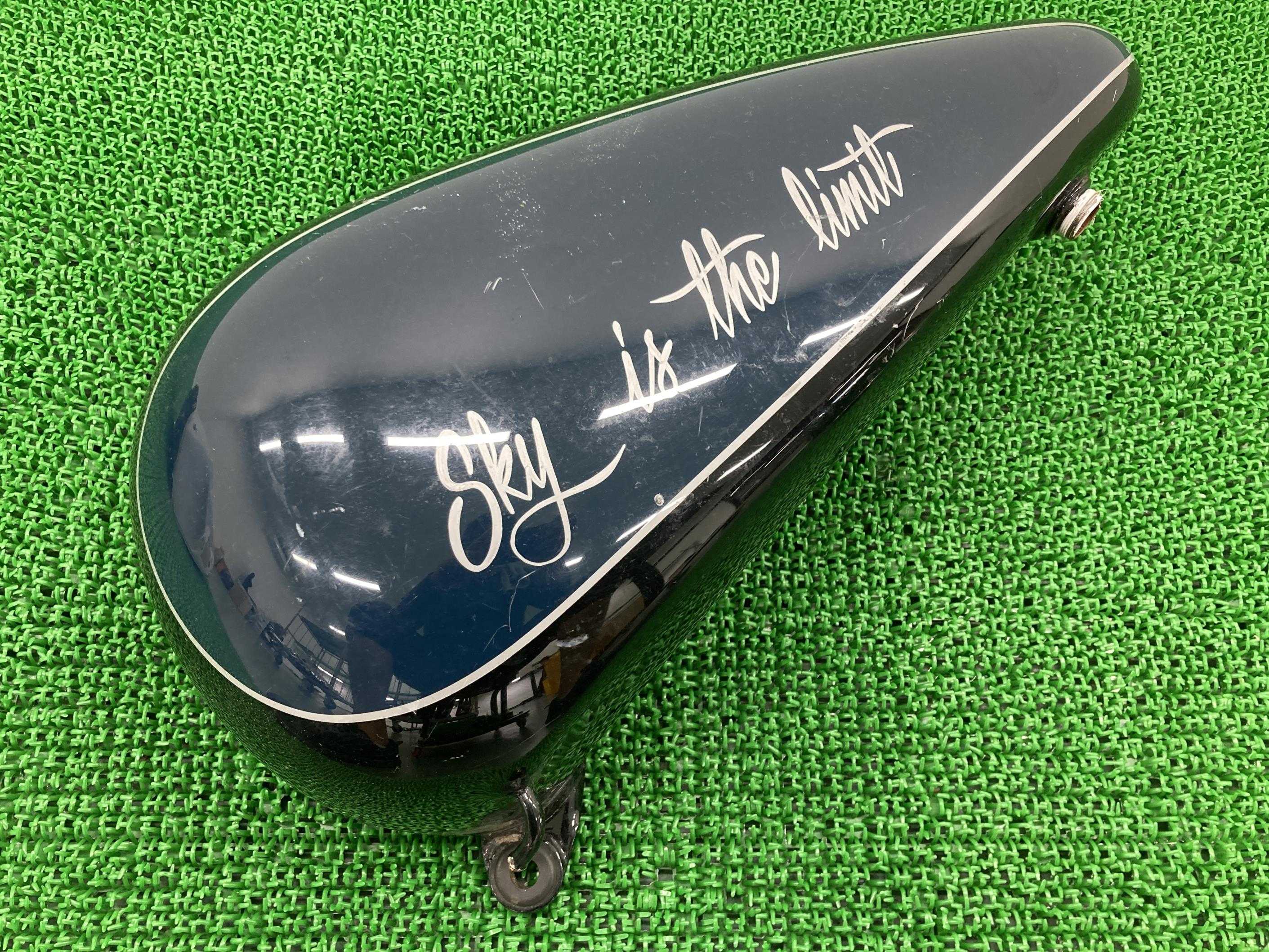 FLSTF1340タンク左黒/紺ハーレー純正バイク部品ファットボーイFLSTCFLSTSFXSTSエボ車検Genuine【中古】
