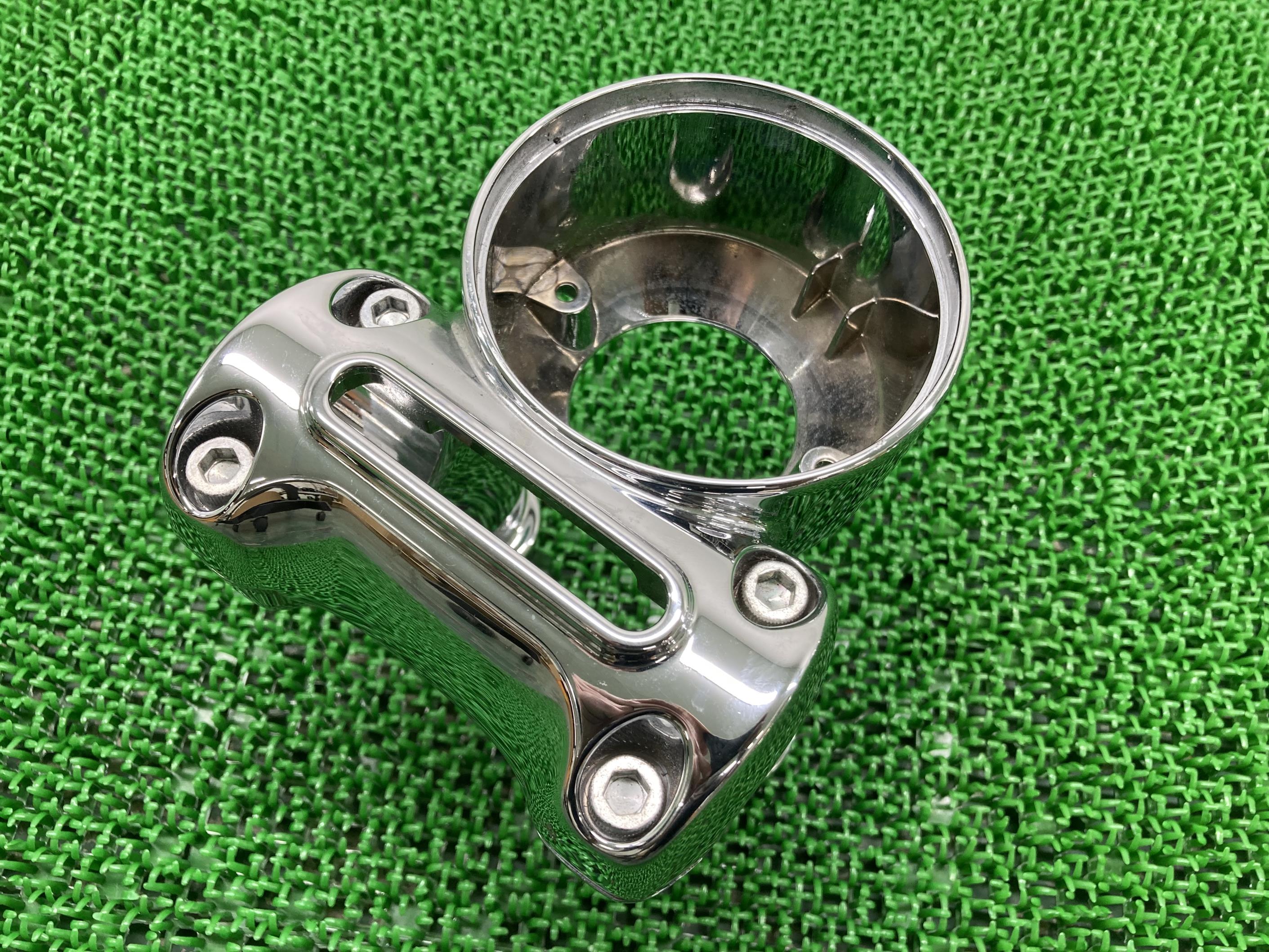 FXSB1690ハンドルポストハーレー純正バイク部品メーターケースクランプブレイクアウトソフテイル曲がり無し車検Genuine【中古】 57
