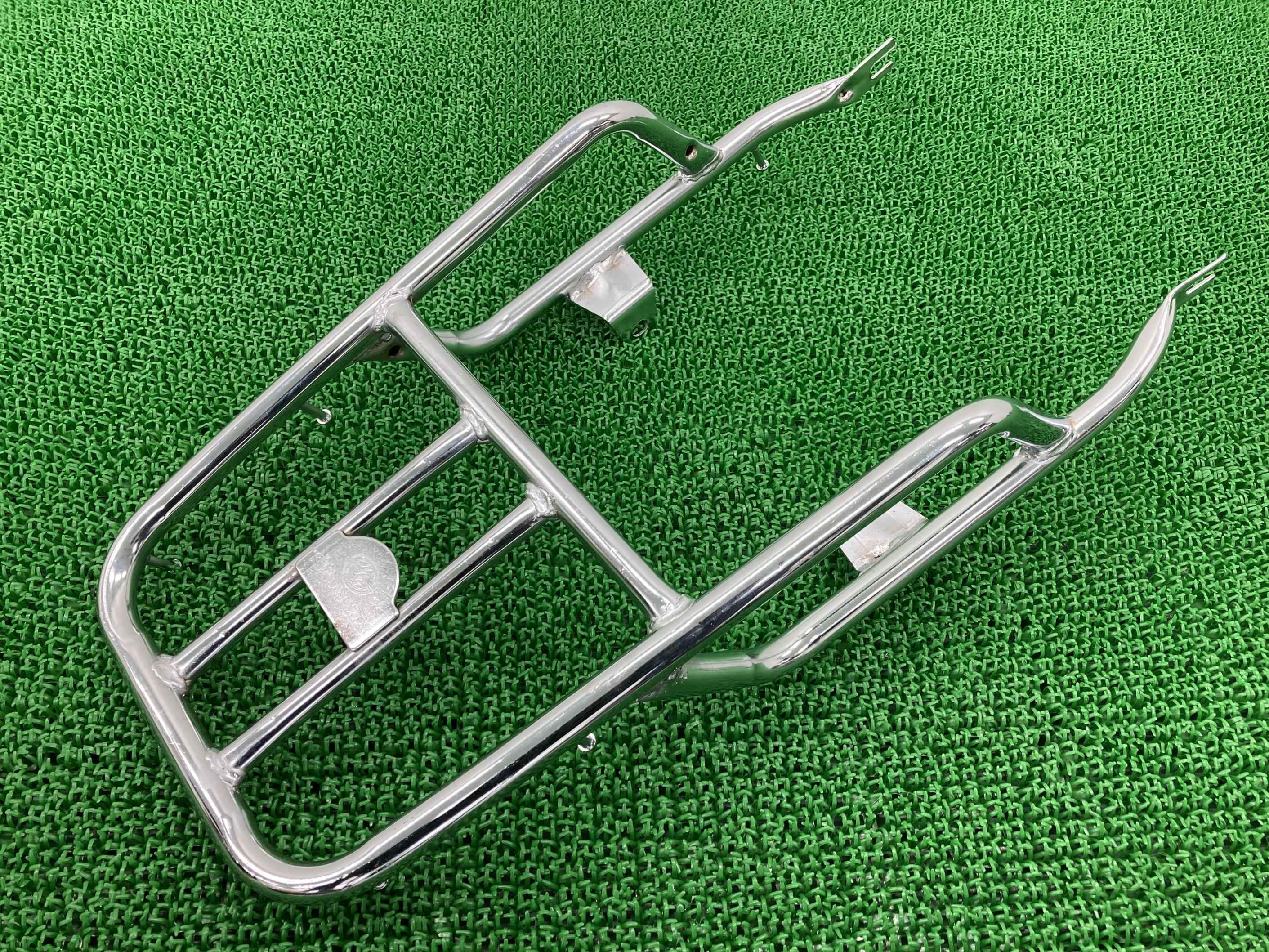 GN125Hリアキャリア社外バイク部品LC6PCJGワンオフグラブレールグラブバーコケキズ無し曲がり無し【中古】 98