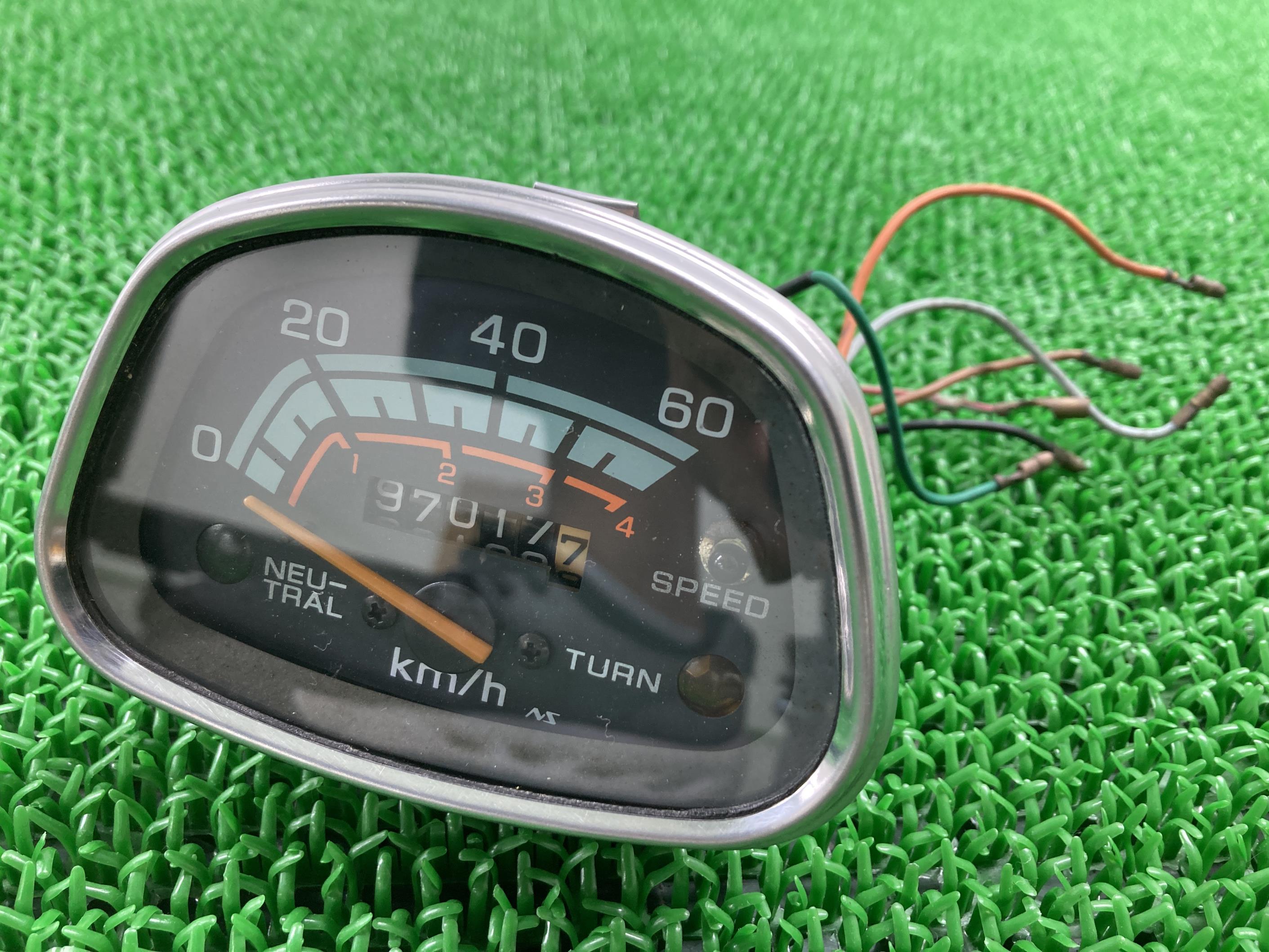 ベンリィCD50スピードメーターホンダ純正バイク部品割れ欠け無し品薄希少品車検Genuine【中古】 47|ティーエスパーツ 店