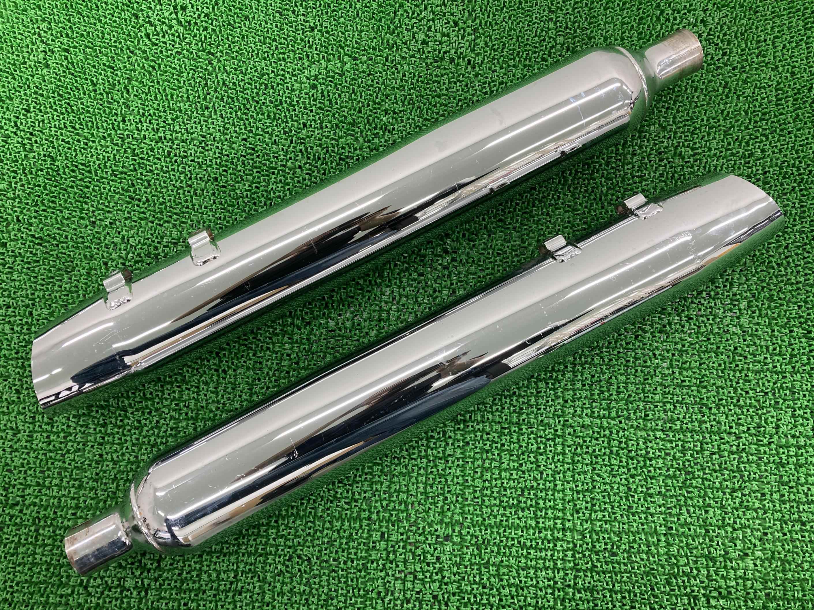 FLHT1580 サイレンサーマフラー 左右 ハーレー 純正 バイク 部品 65748-09 65949-09 ツーリング エレクトラグライドスタンダード コケキズ無し 車検 Genuine 【中古】 87|ティーエスパーツ 店