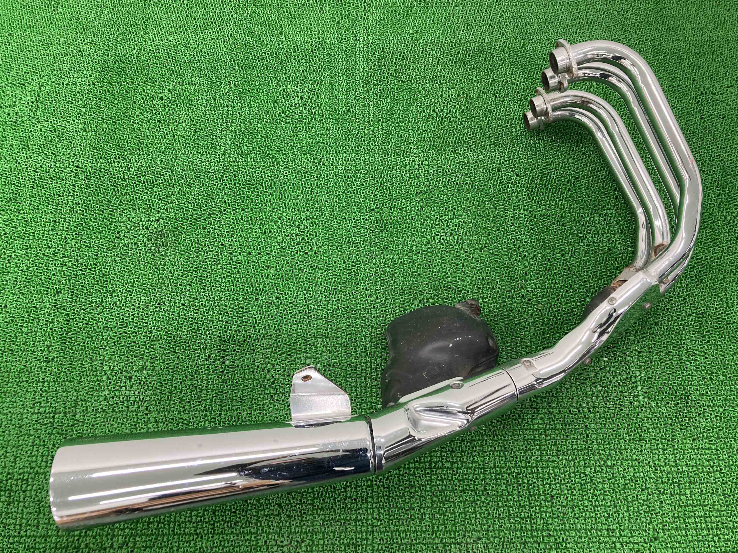 XJR400 マフラー 4HM ヤマハ 純正 バイク 部品 初期型 修復素材やカスタム素材に 品薄 希少品 フルエキ 車検 Genuine 【中古】 aD