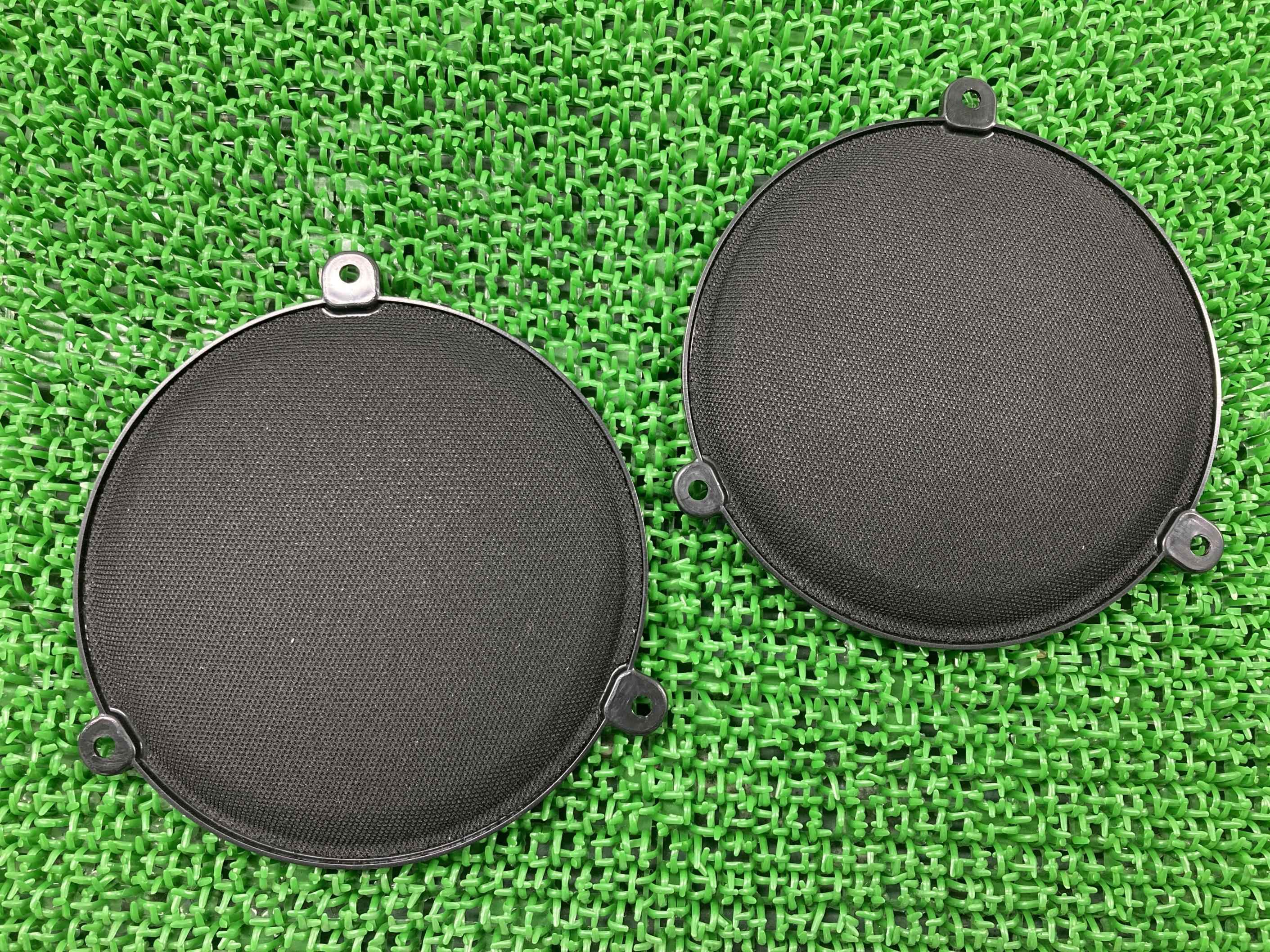 ツーリングスピーカーカバー左右ハーレー純正バイク部品14-21年3穴破れ無し綺麗良品車検Genuine【中古】 56