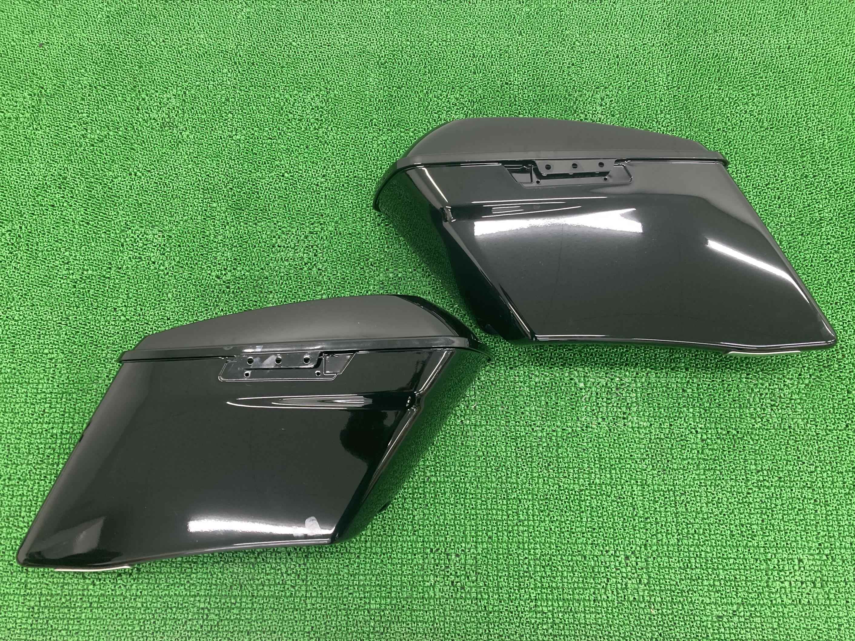 ツーリング パニアケース 左右 黒 ハーレー 純正 バイク 部品 14-22年 FLHT FLHX FLTR サイドバッグ 車検 Genuine 【中古】 58