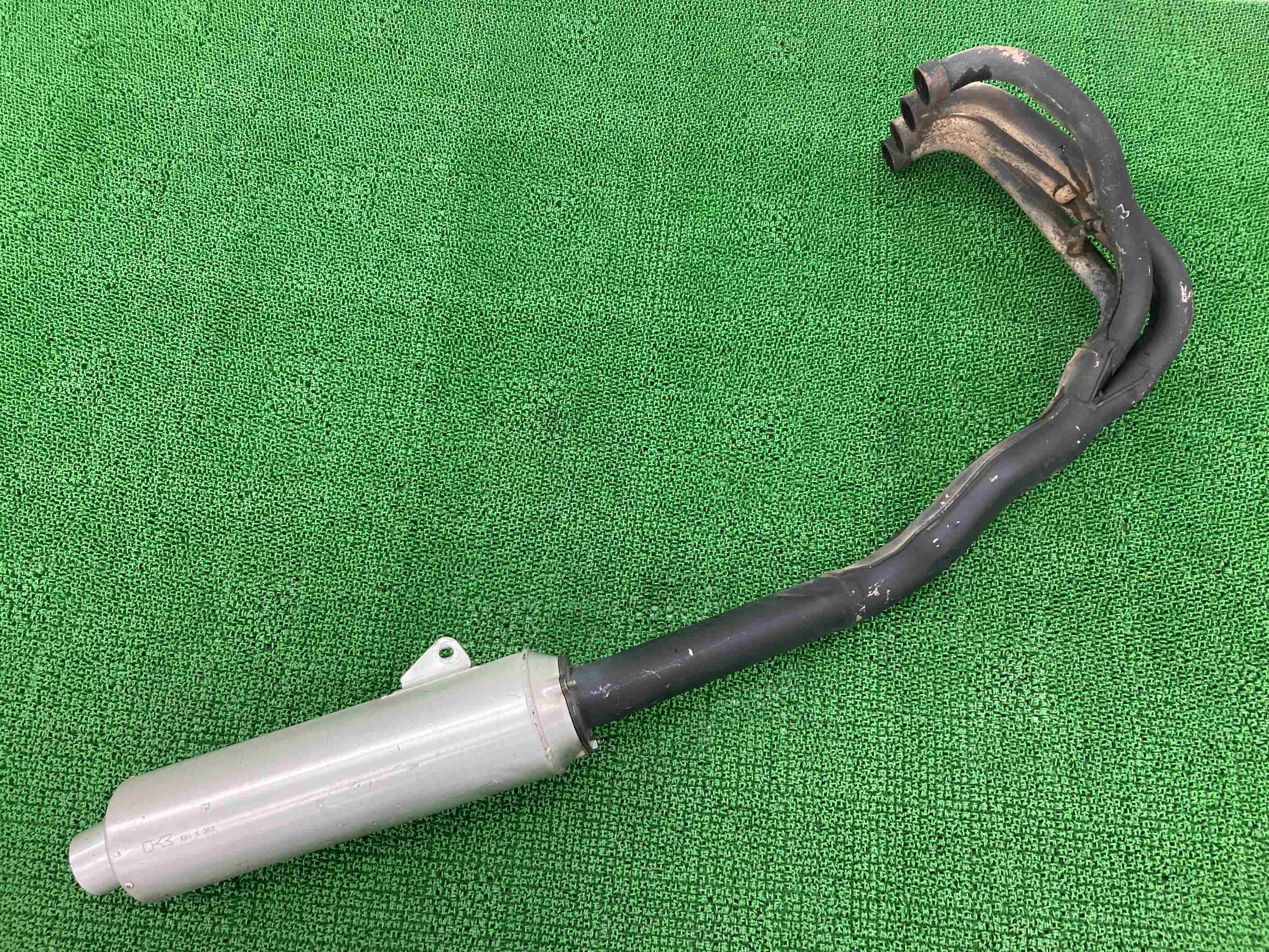 ZRX1100 マフラー カワサキ 純正 バイク 部品 ZR1100C ZRT10C ノーマル フルエキ 希少品 車検 Genuine 【中古】 87