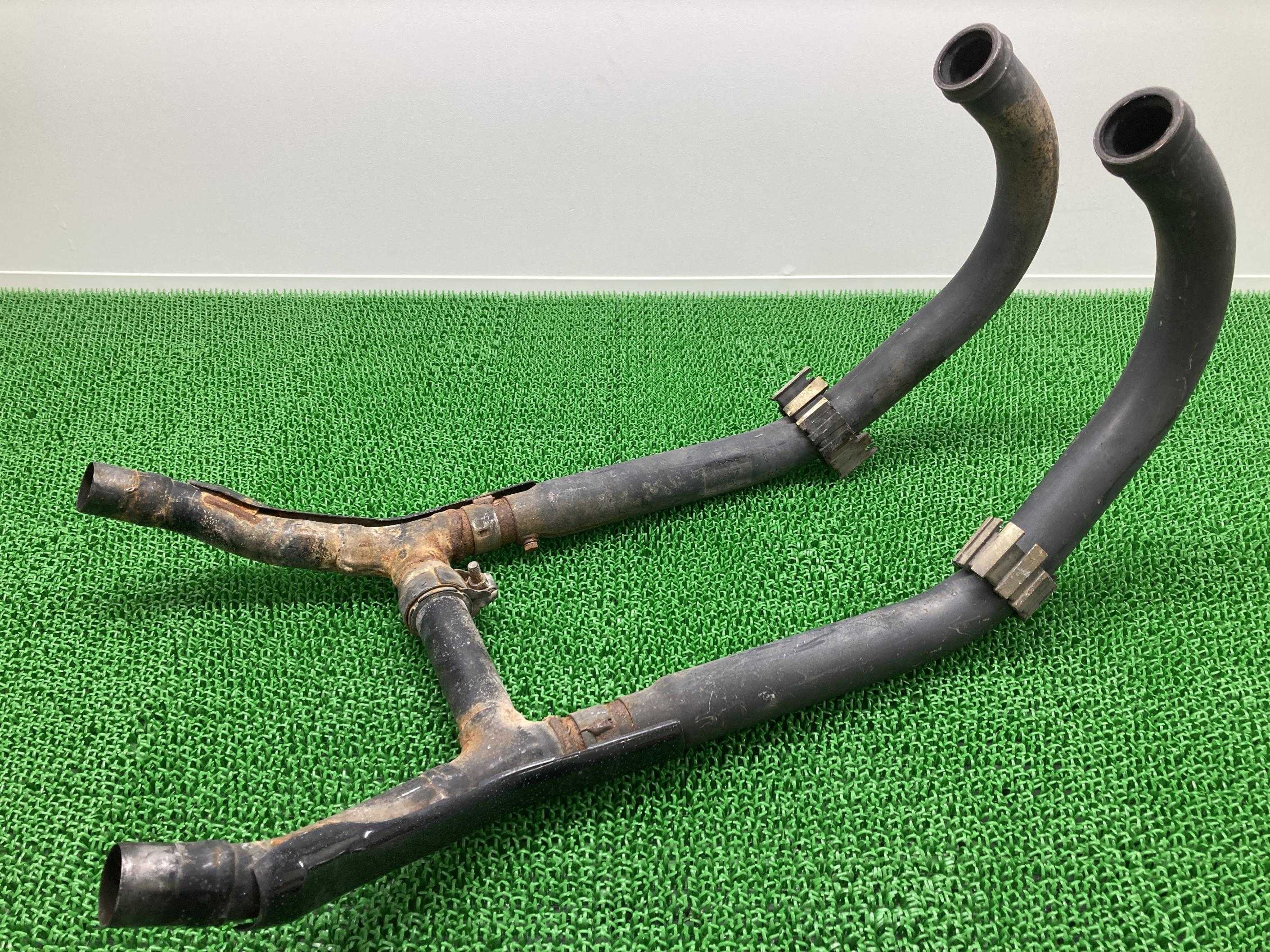 V-MAX エキパイマフラー 前側 1FK ヤマハ 純正 バイク 部品 コケキズ無し 凹み無し 品薄 希少品 車検 Genuine 【中古】 lW