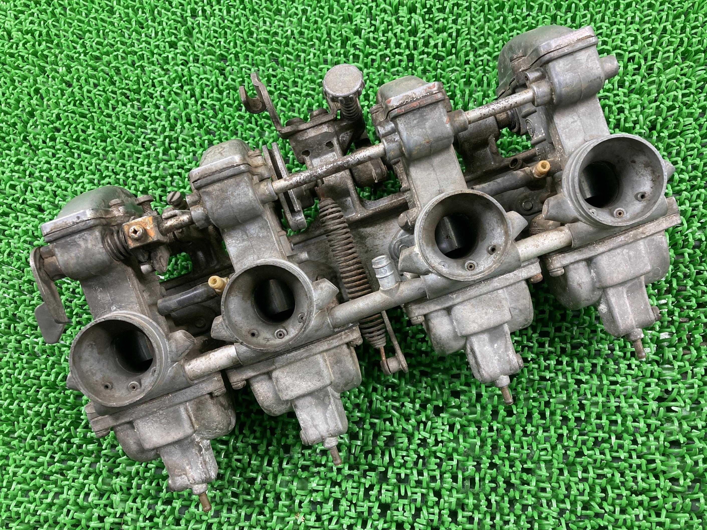 Z400FX キャブレター カワサキ 純正 バイク 部品 KZ400E 修復素材に 割れ欠け無し 品薄 希少品 車検 Genuine 【中古】 59