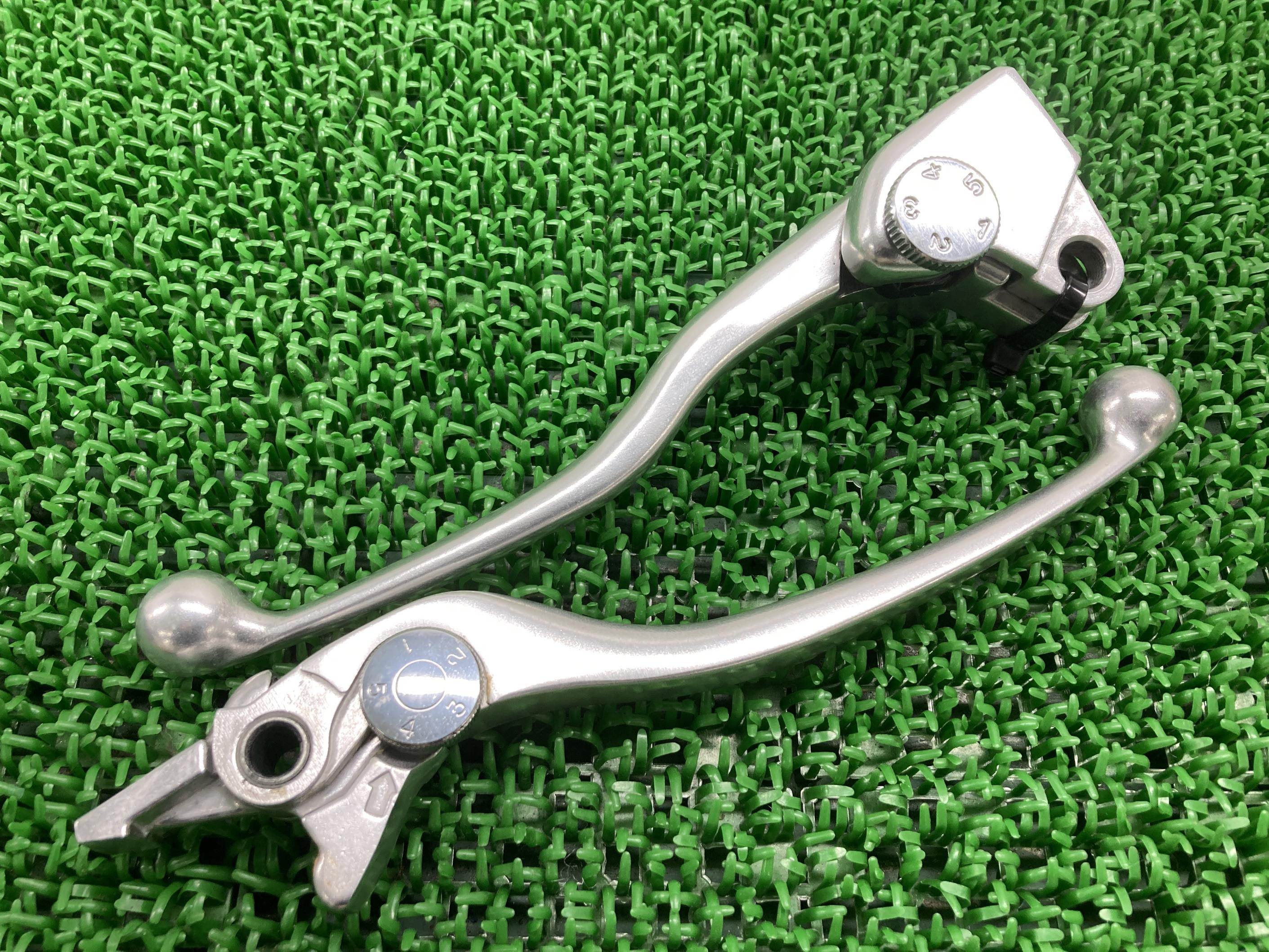 NINJA650 レバー 左右 カワサキ 純正 バイク 部品 EX650K 4XV ZKG903 コケキズ無し 割れ欠け無し 品薄 車検 Genuine 【中古】 69