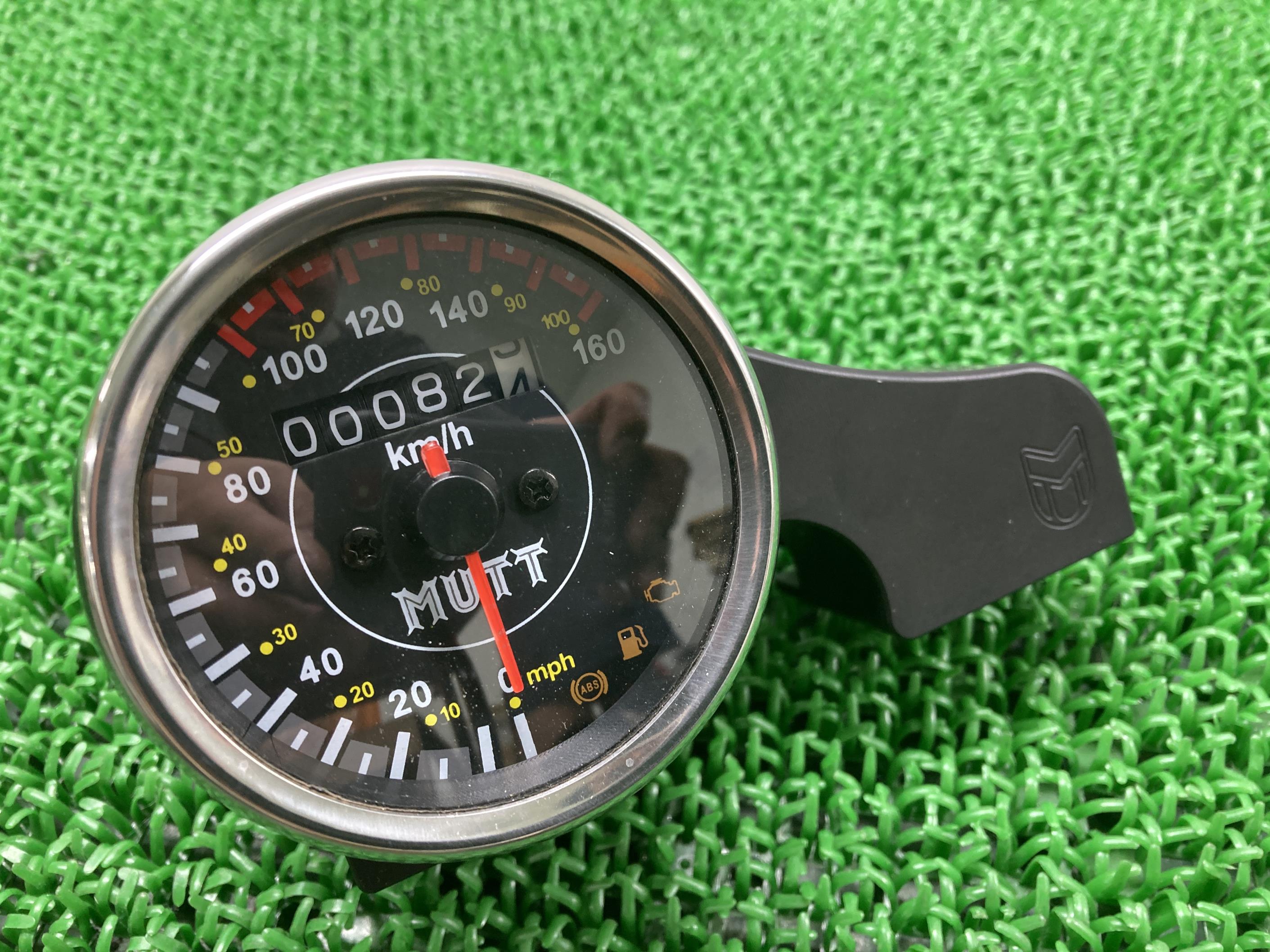 デザートレーサークラシック250スピードメーターMUTT純正バイク部品マットモーターズ綺麗良品割れ欠け無し品薄希少品車検Genuine【中古】 62