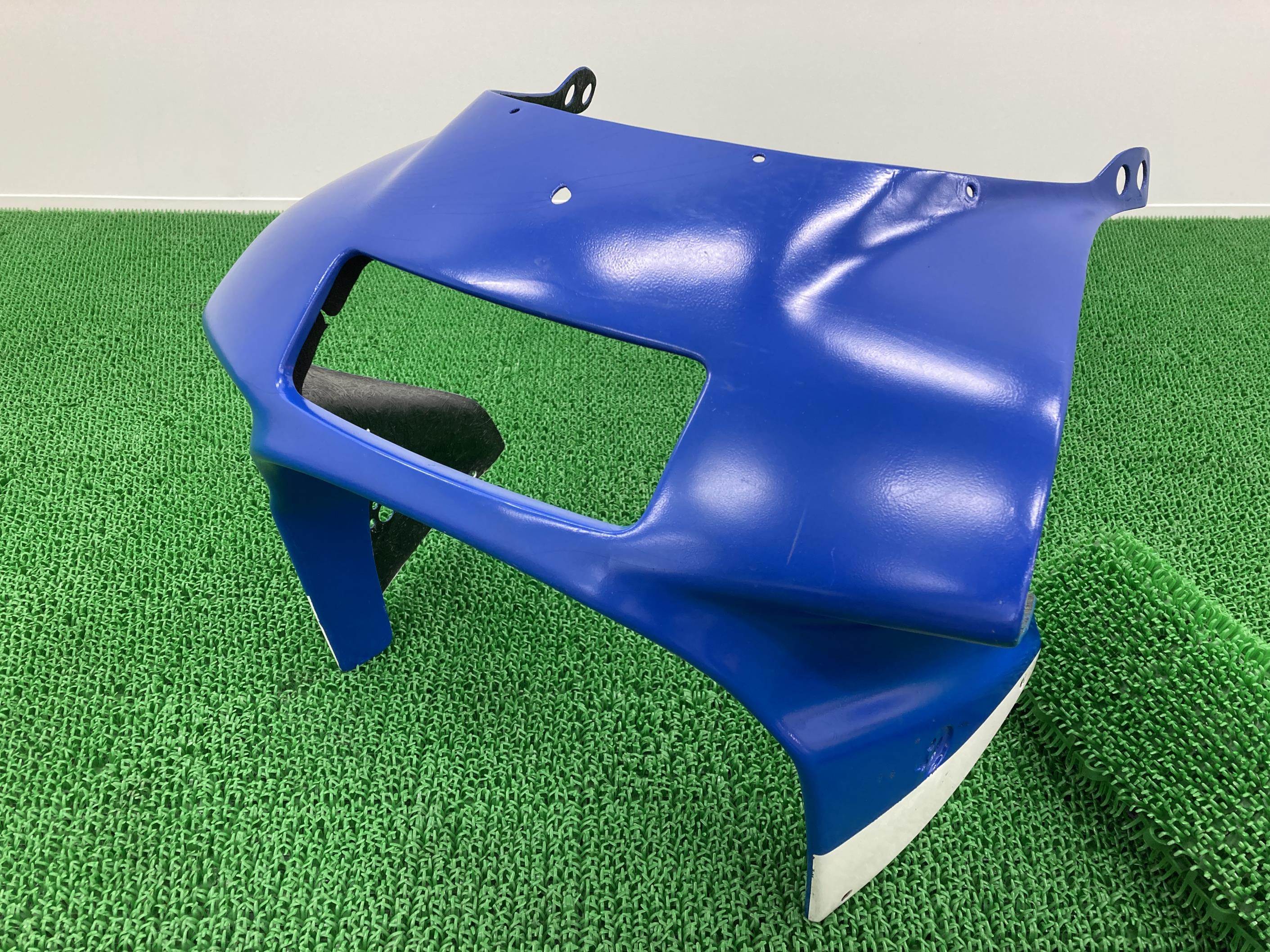 NSR250Rアッパーカウル社外バイク部品MC21FRPフロントカウル割れ欠け無し品薄希少品【中古】 63