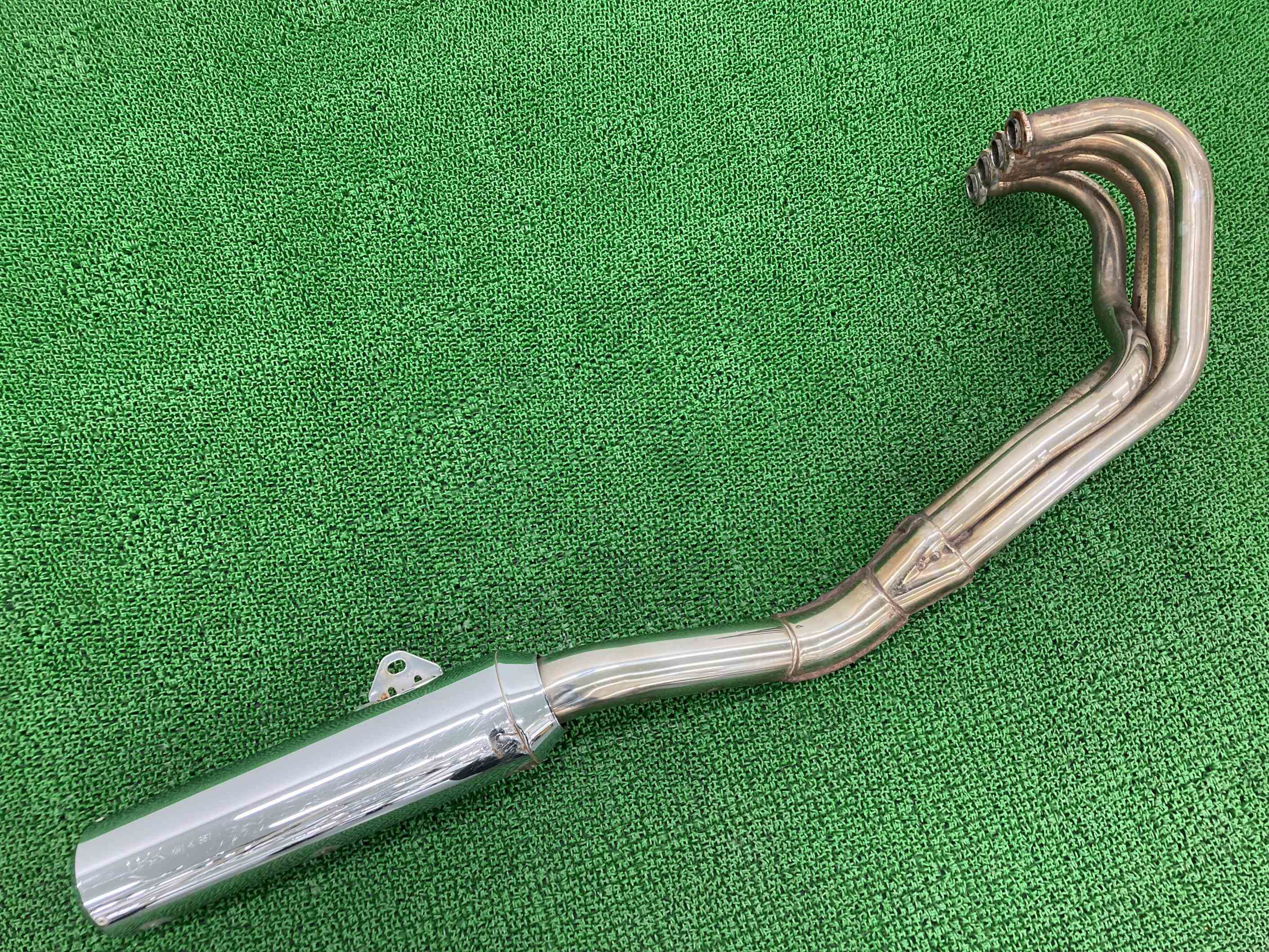 バリオスII マフラー カワサキ 純正 バイク 部品 ZR250B BALIUS-II 前期 機能的問題なし 品薄 車検 Genuine 【中古】 17