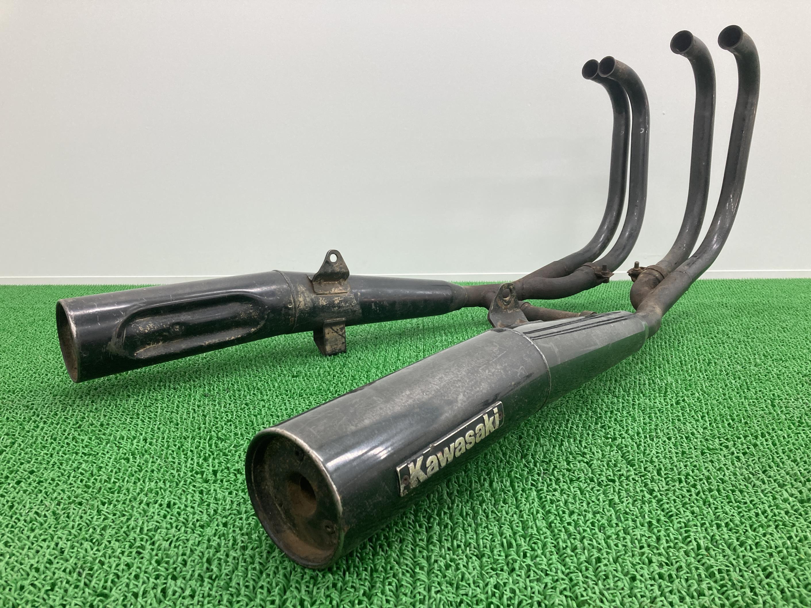 GPZ400GP マフラー K074 カワサキ 純正 バイク 部品 KZ400M 機能的問題なし 品薄 希少品 車検 Genuine 【中古】 Gs