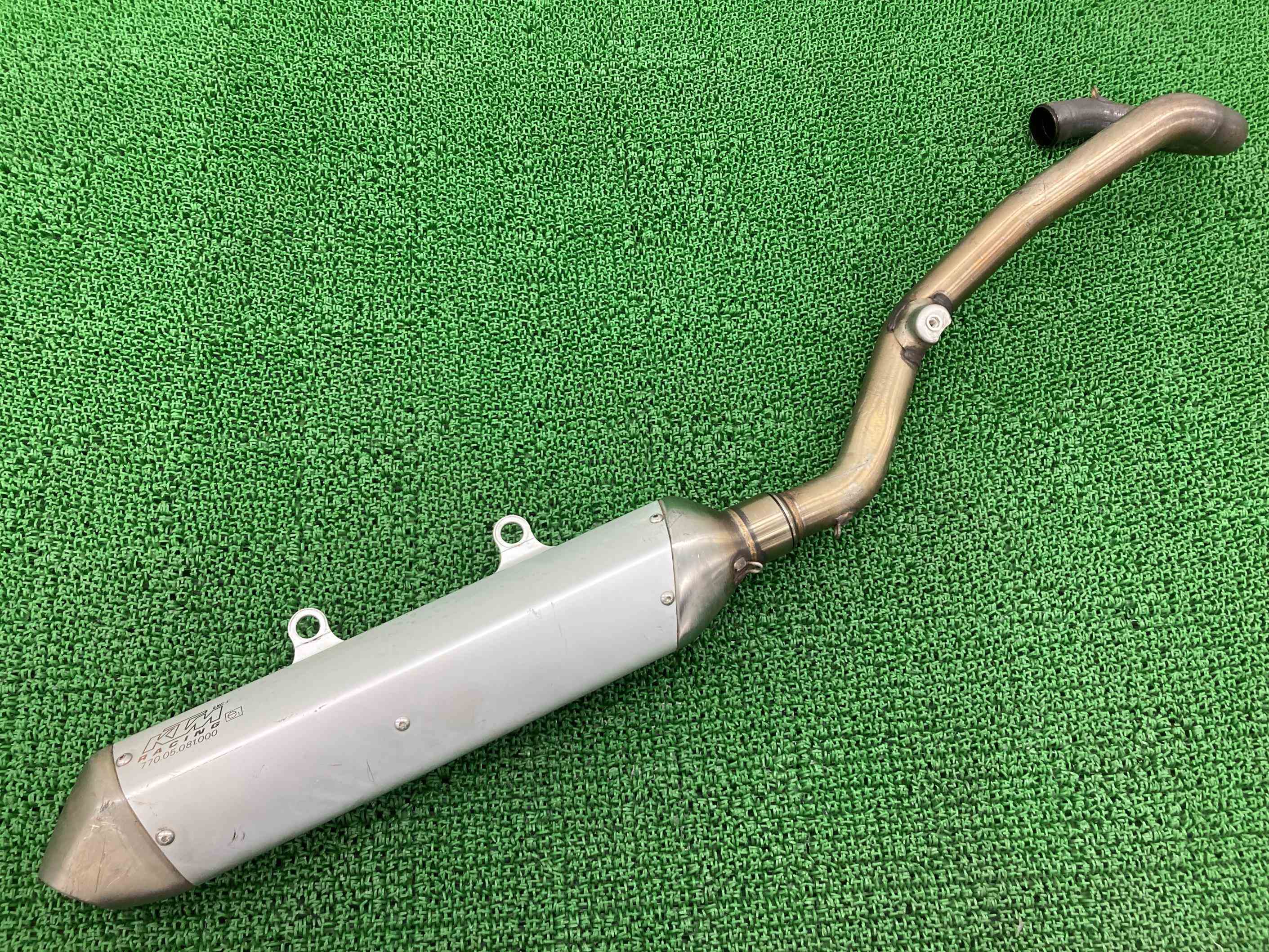 250EXC-F マフラー KTM 純正 バイク 部品 07年 機能的問題なし 品薄 希少品 車検 Genuine 【中古】 38