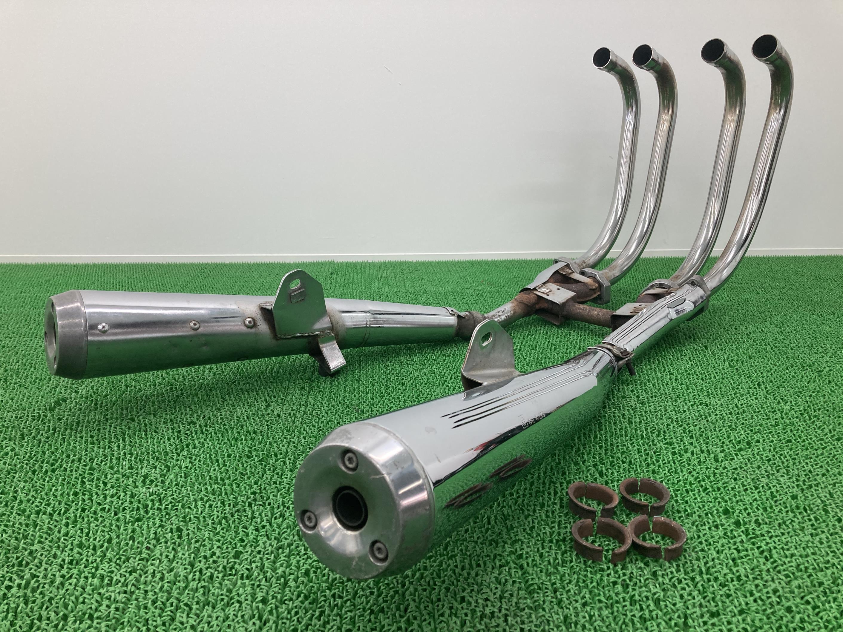 ゼファー750 マフラー カワサキ 純正 バイク 部品 ZR750C ZEPHYR750 フランジ 割りカラー フルエキ 車検 Genuine 【中古】 43