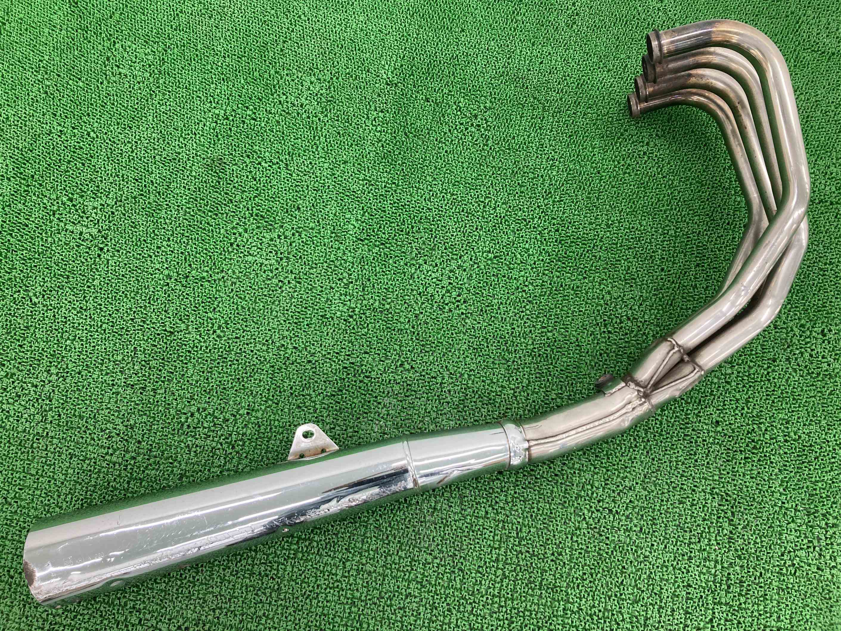 ZRX400 マフラー カワサキ 純正 バイク 部品 ZR400E 修復素材やカスタム素材に 穴あき無し 品薄 希少品 車検 Genuine 【中古】 91｜ティーエスパーツ　店