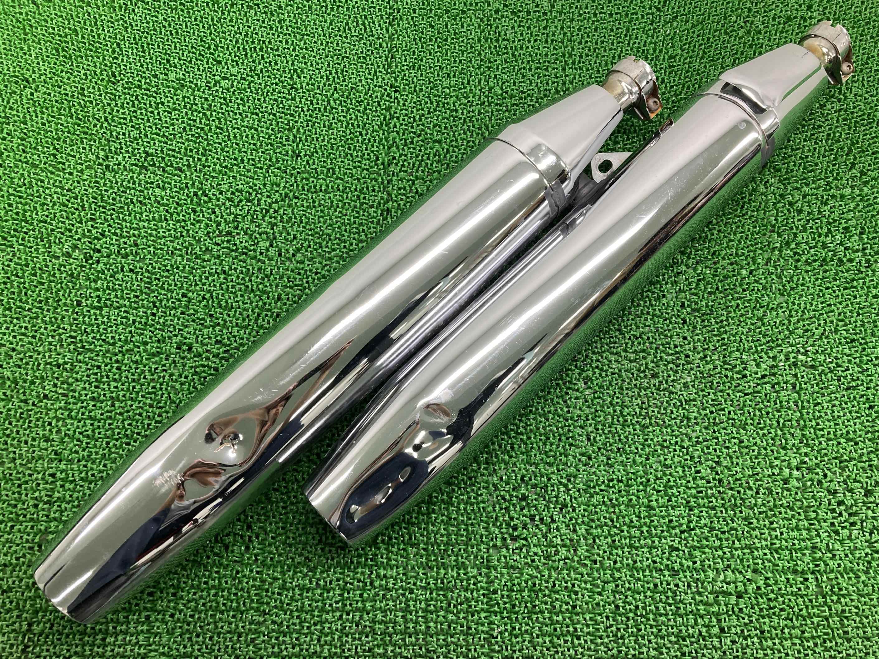 ドラッグスター1100クラシック サイレンサーマフラー 5KSP ヤマハ 純正 バイク 部品 VP13J 機能的問題なし 品薄 希少品 車検 Genuine 【中古】 Hh