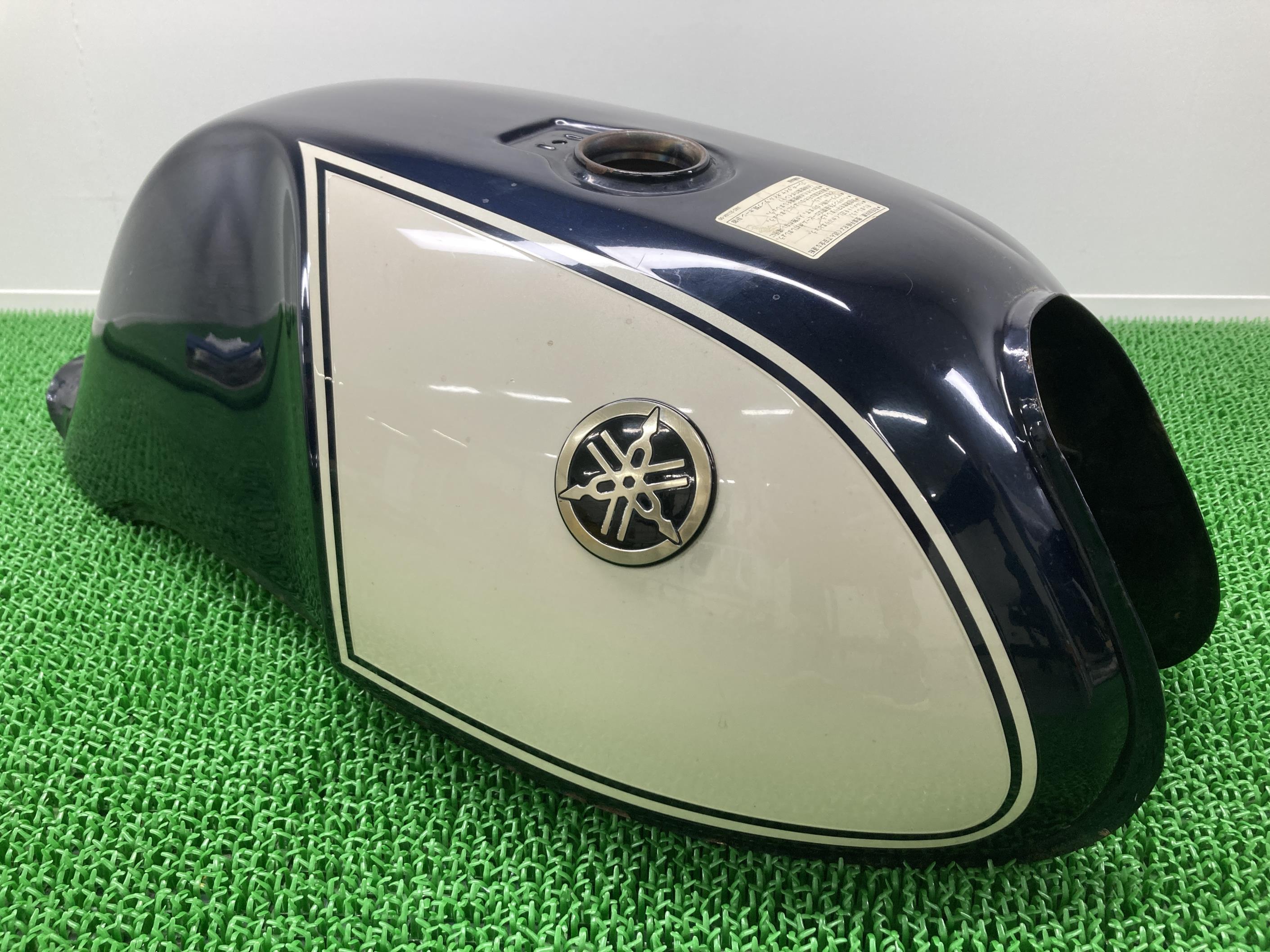 SRV250 タンク 紺M ヤマハ 純正 バイク 部品 4DN ノーマルガソリンタンク 修復素材やカスタム素材に コケキズ無し 品薄 希少品 車検 Genuine 【中古】 rK｜ティーエスパーツ　店