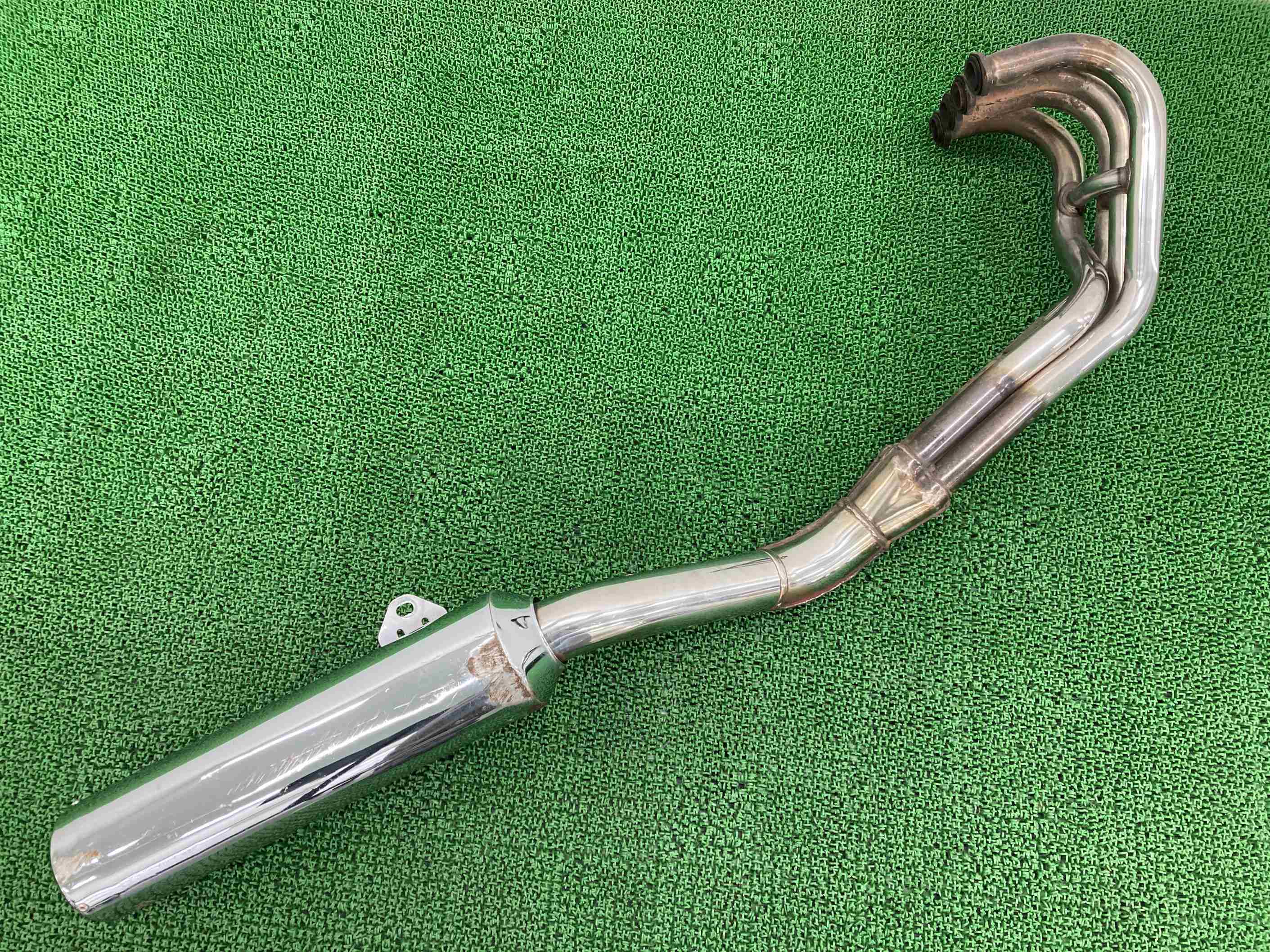 バリオス2 マフラー K406 カワサキ 純正 バイク 部品 ZR250B 後期 バリオス2 BALIUS2 修復素材やカスタム素材に 車検 Genuine 【中古】 gA｜ティーエスパーツ　店