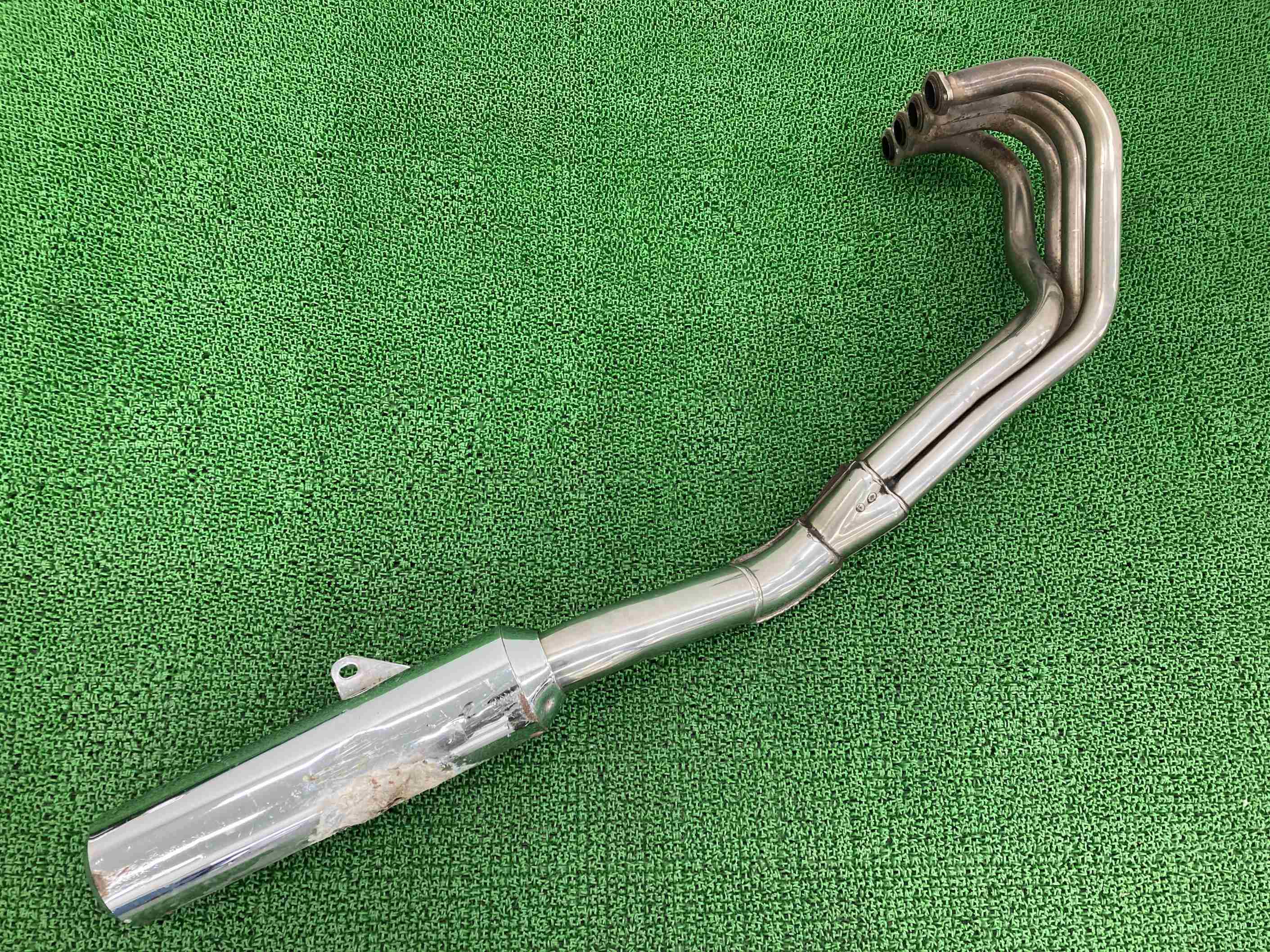 バリオス マフラー K289 カワサキ 純正 バイク 部品 ZR250A 初期型 BALIUS ノーマル 修復素材やカスタム素材に 車検 Genuine 【中古】 Am