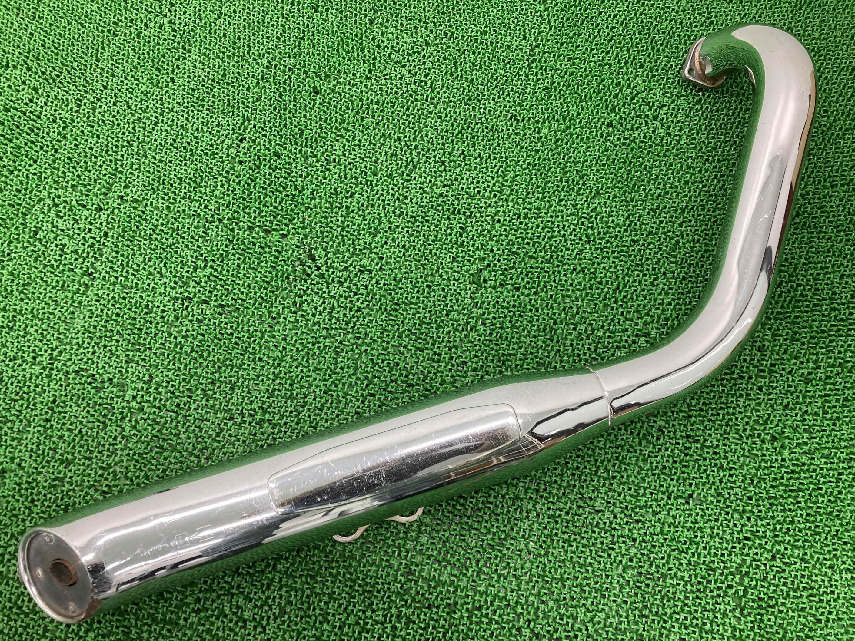 バルカン400 マフラー 前側 K419 カワサキ 純正 バイク 部品 VN400A 修復素材やカスタム素材に 穴あき無し 品薄 希少品 車検 Genuine 【中古】 Xa
