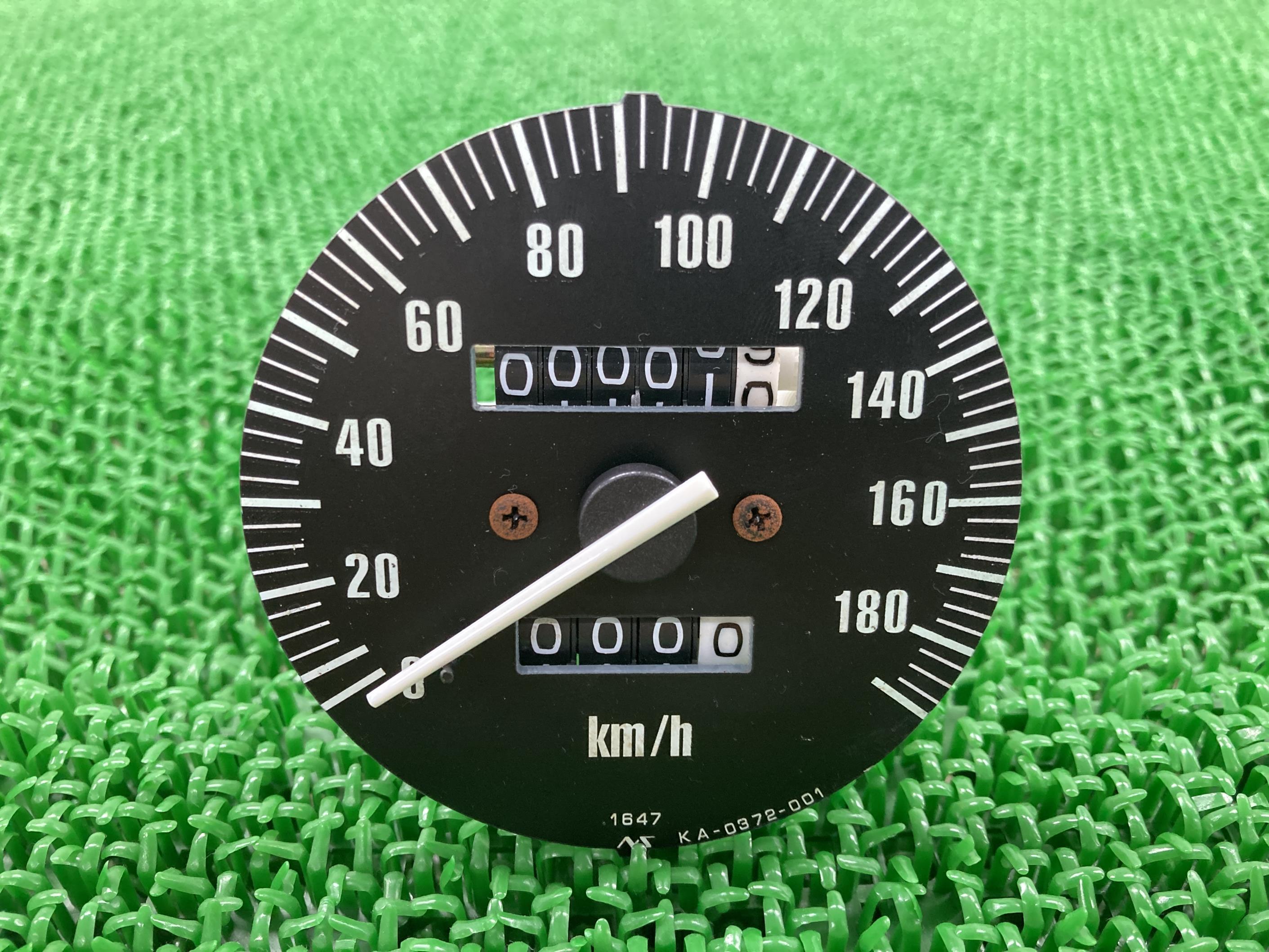 ZRX400 スピードメーター カワサキ 純正 バイク 部品 1996年式外し ZR400E-008*** 割れ欠け無し 品薄 希少品 車検 Genuine 【中古】 5