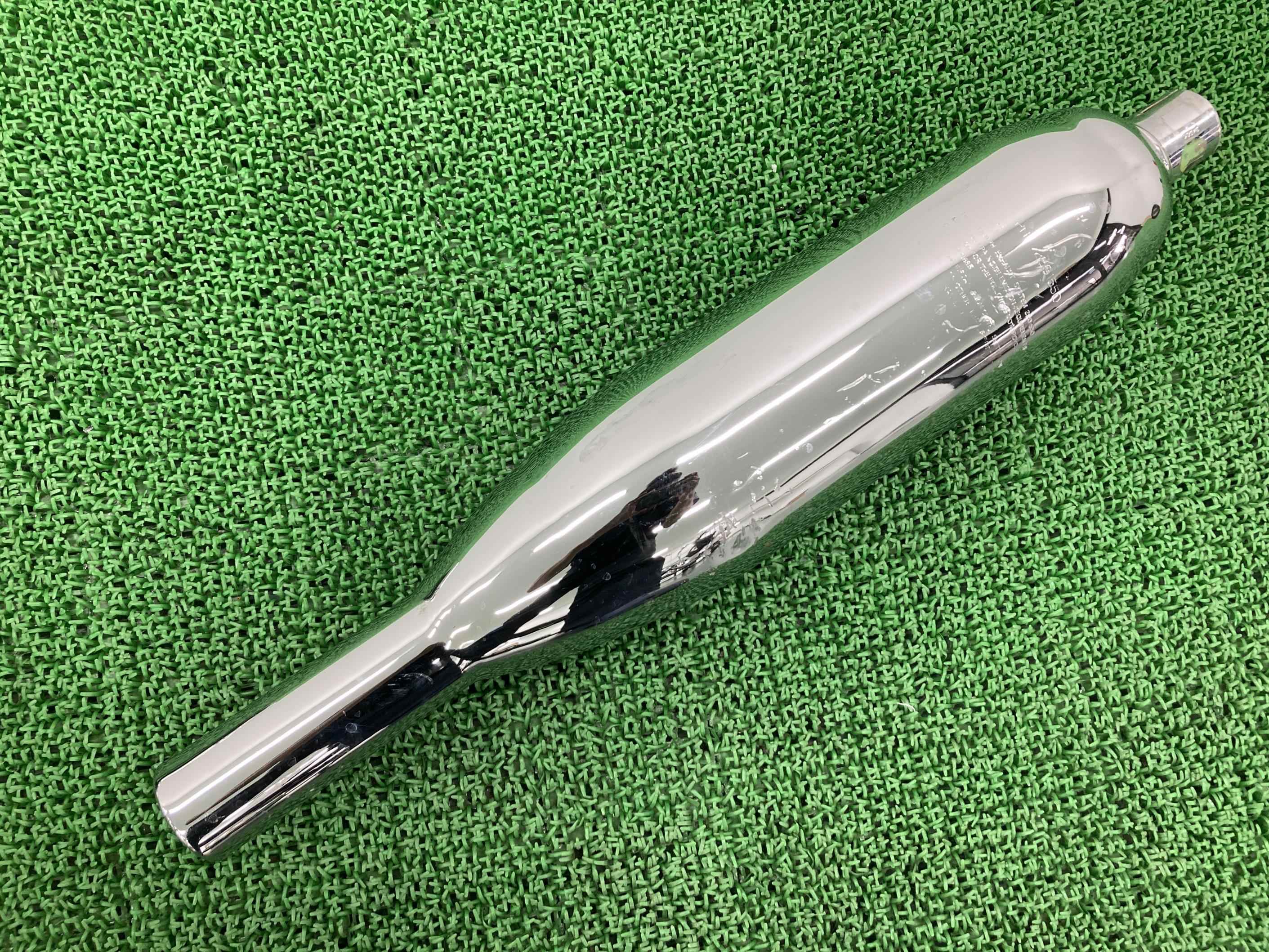 サンダーバード900 サイレンサーマフラー 右 トライアンフ(TRIUMPH) 純正 バイク 部品 トライアンフ ThunderBird 機能的問題なし 品薄 希少品 車検 Genuine 【中古】 58