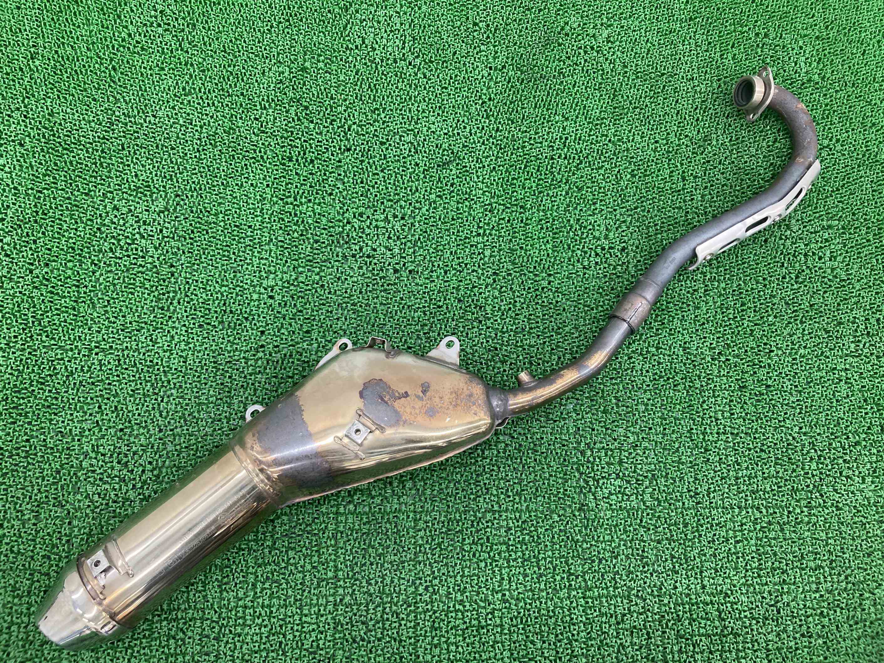 DトラッカーX KLX250 マフラー カワサキ 純正 バイク 部品 LX250V LX250S K514 E053 コケキズ無し 品薄 車検 Genuine 【中古】 92