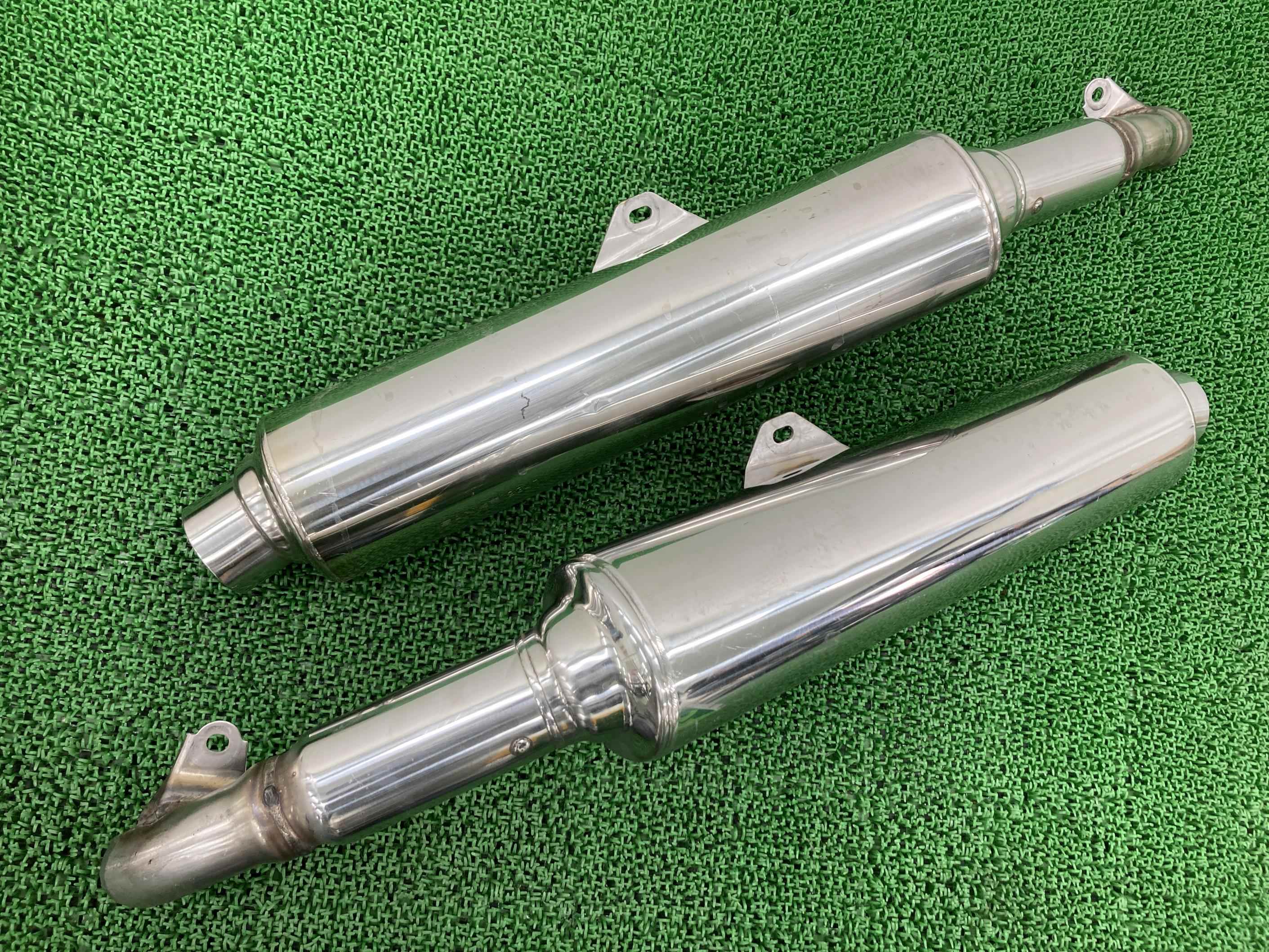 VTR1000F サイレンサーマフラー 左右 ホンダ 純正 バイク 部品 SC36 ファイアーストーム 逆車 コケキズ無し 品薄 車検 Genuine 【中古】 81