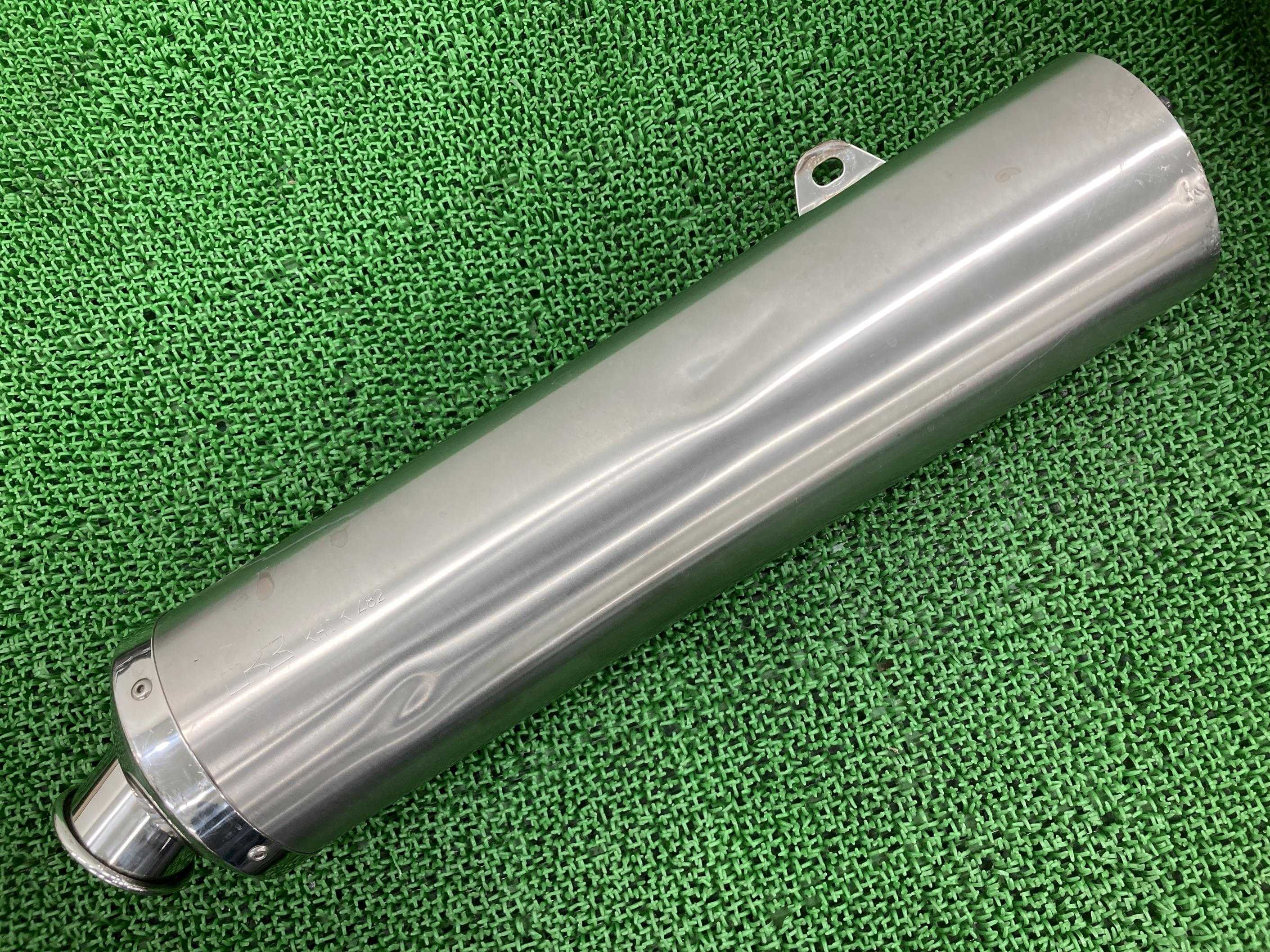 ZRX400 サイレンサーマフラー カワサキ 純正 バイク 部品 ZR400E 後期 コケキズ無し 品薄 希少品 車検 Genuine 【中古】 71｜ティーエスパーツ　店
