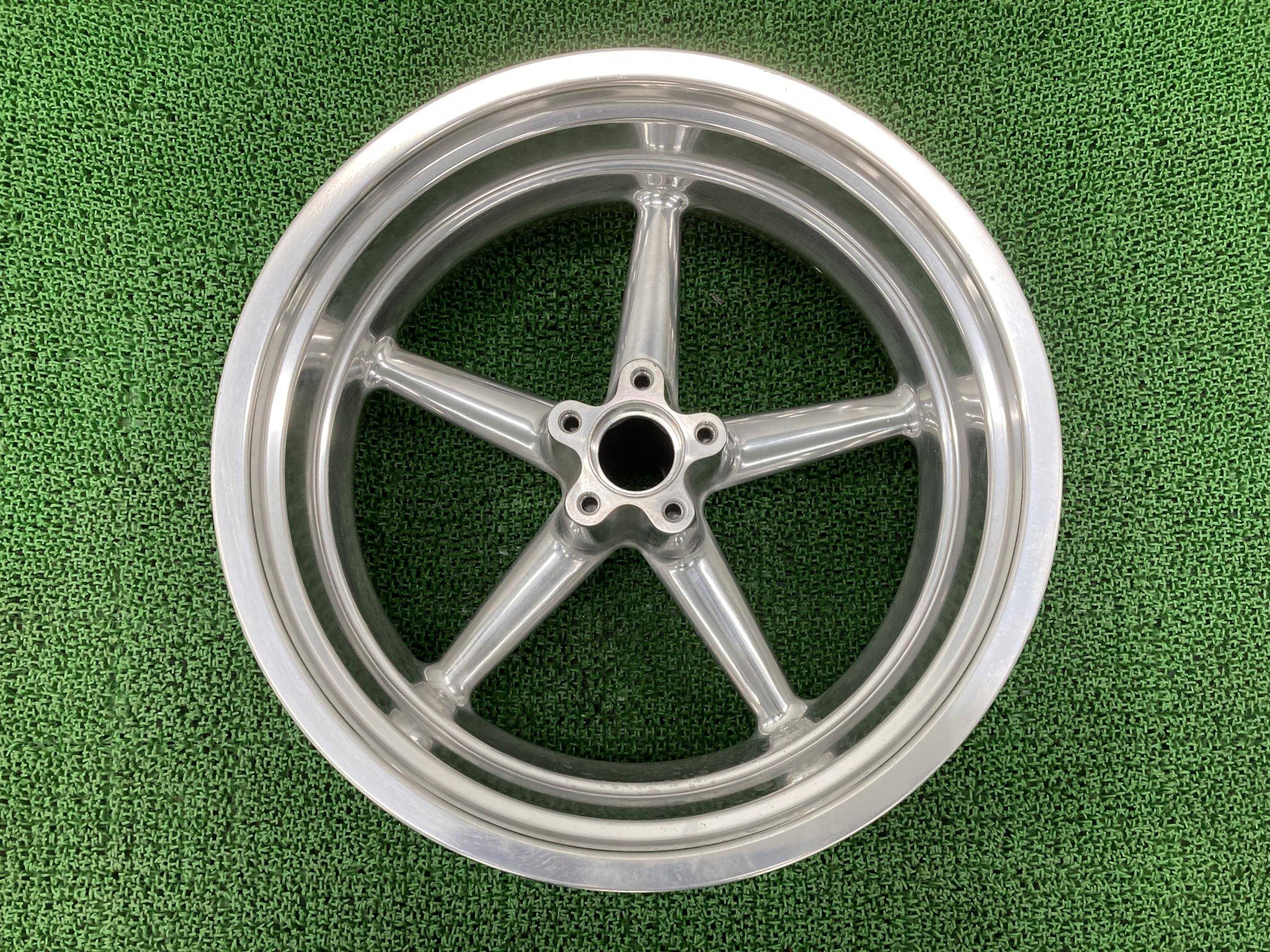 FXCWC1580リアホイールハーレー純正バイク部品ロッカーC08年外しノーマル18インチキャストコンディション良好曲がり無し車検Genuine【中古】 68