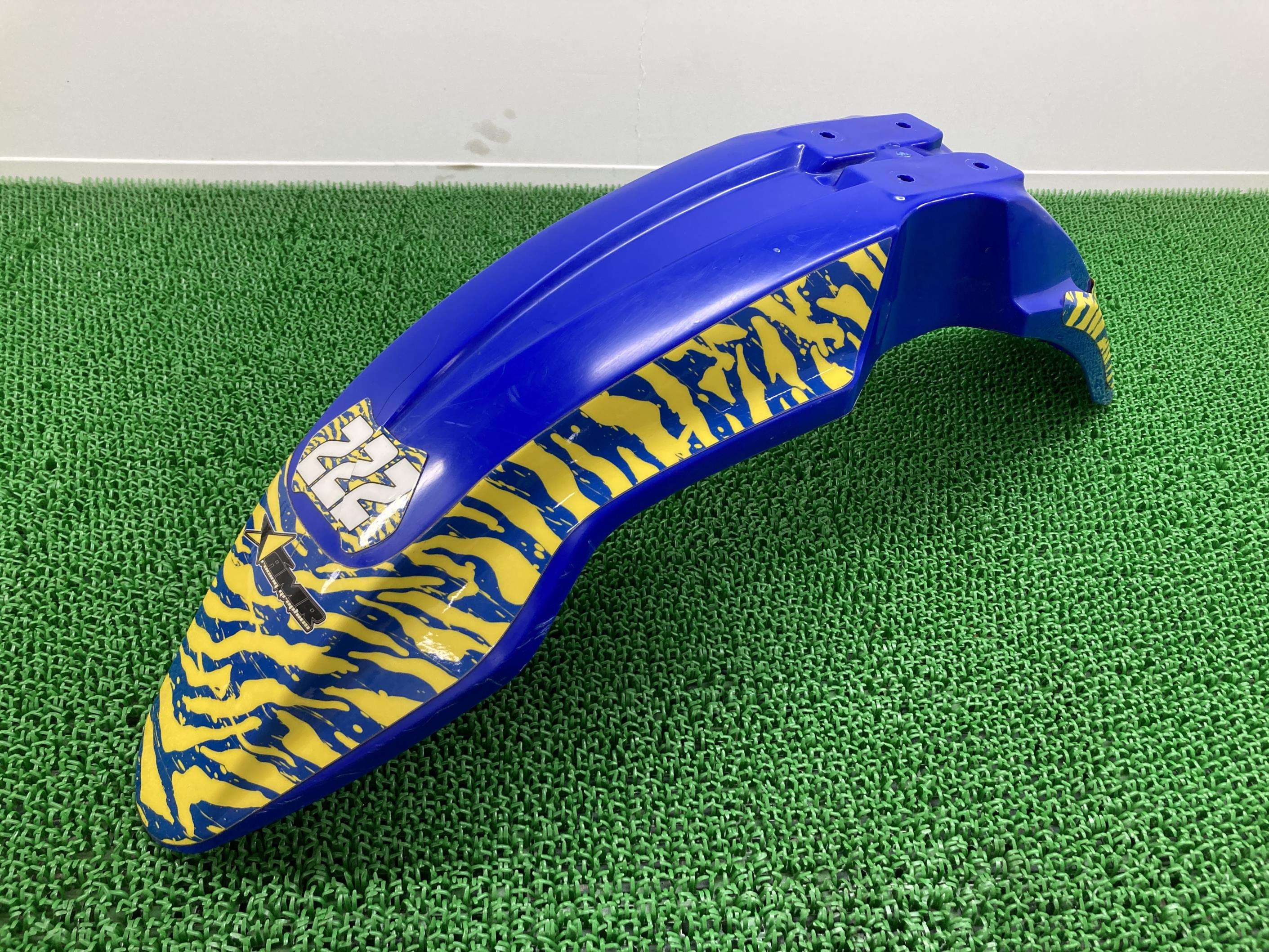 DR-Z400 フロントフェンダー 青 スズキ 純正 バイク 部品 SK43A SK44A 割れ欠け無し 品薄 希少品 車検 Genuine 【中古】 48｜ティーエスパーツ　店
