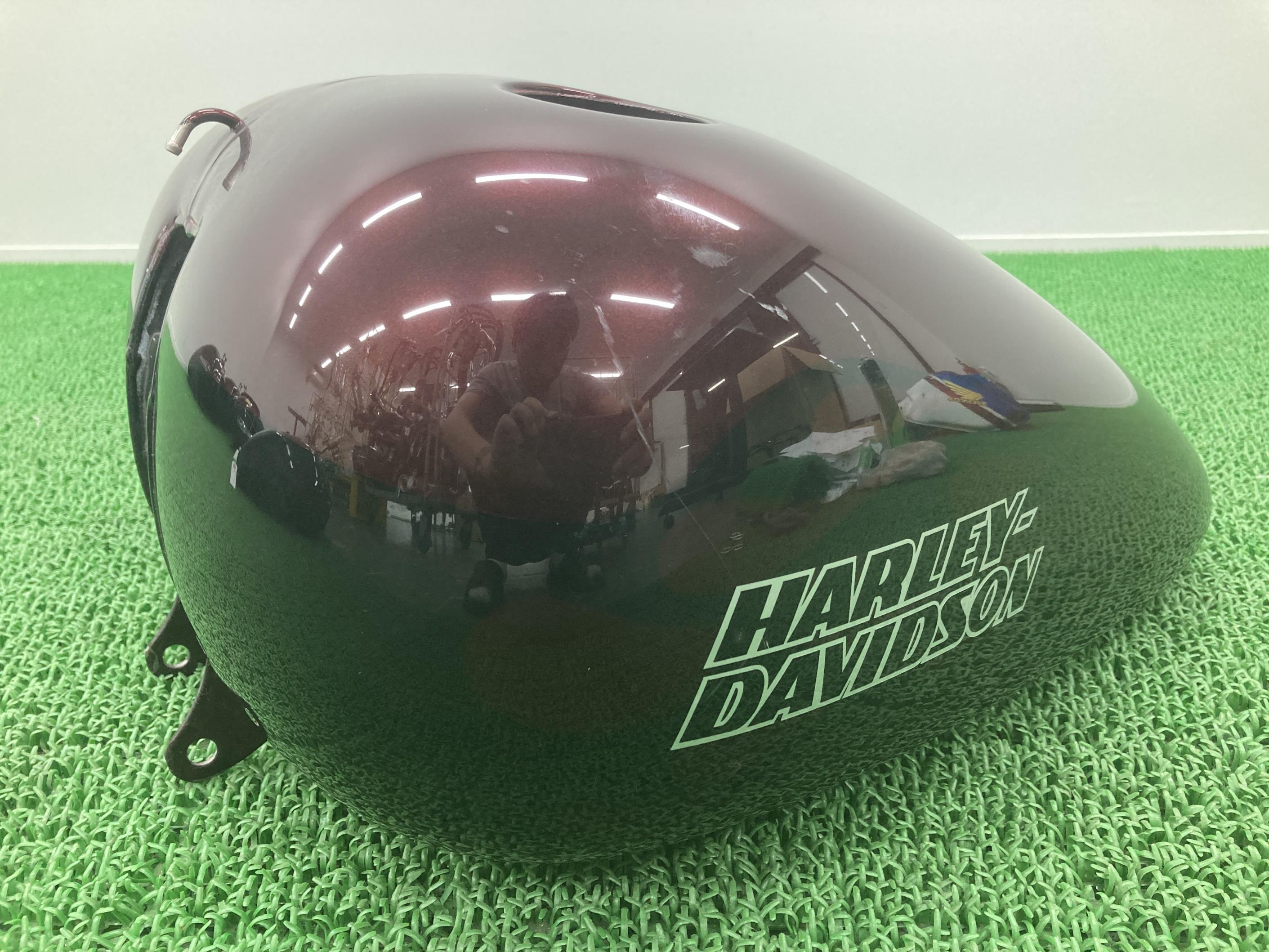 FLSTC1450タンクワインMハーレー純正バイク部品ラジカルペイントヘリテイジソフテイルクラシック修復素材にコケキズ無し車検Genuine【中古】 43|ティーエスパーツ 店