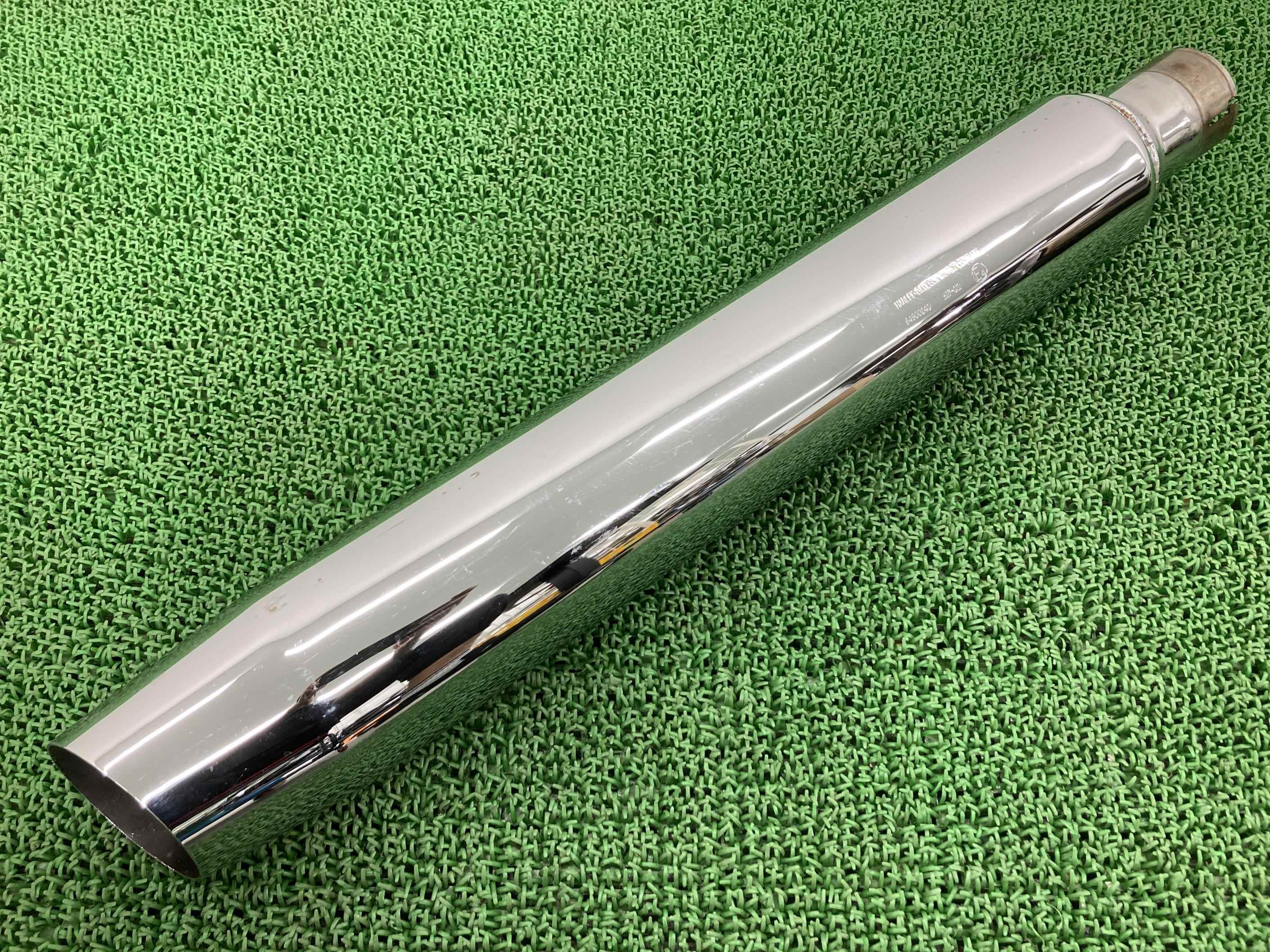 FLHR1745 サイレンサーマフラー 右 ハーレー 純正 バイク 部品 ロードキング ツーリング コケキズ無し 品薄 車検 Genuine 【中古】 25|ティーエスパーツ 店