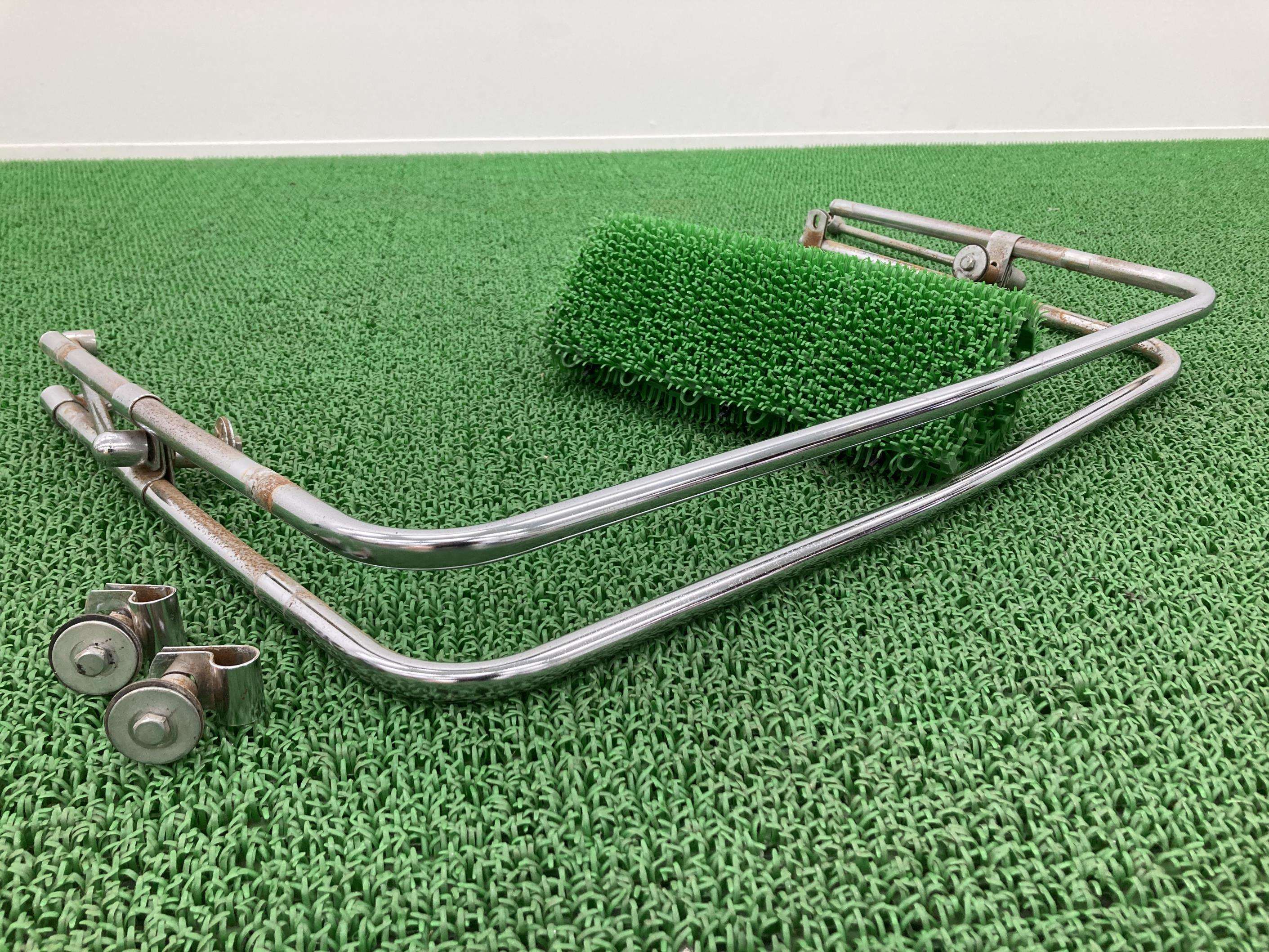 FLHトップケースガードハーレー純正バイク部品当時物ショベルバンパーパニアケースリアボックス車検Genuine【中古】 93